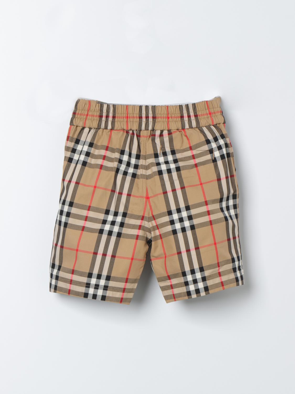 BURBERRY Shorts kids Kids Beige Burberry shorts 8078323 online at GIGLIO.COM