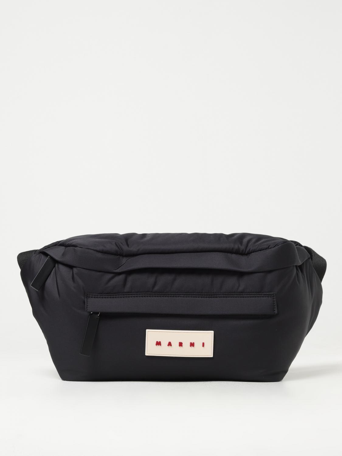 MARNI Belt bag men Black Marni belt bag MUMQ0021U0P6460 online at GIGLIO.COM