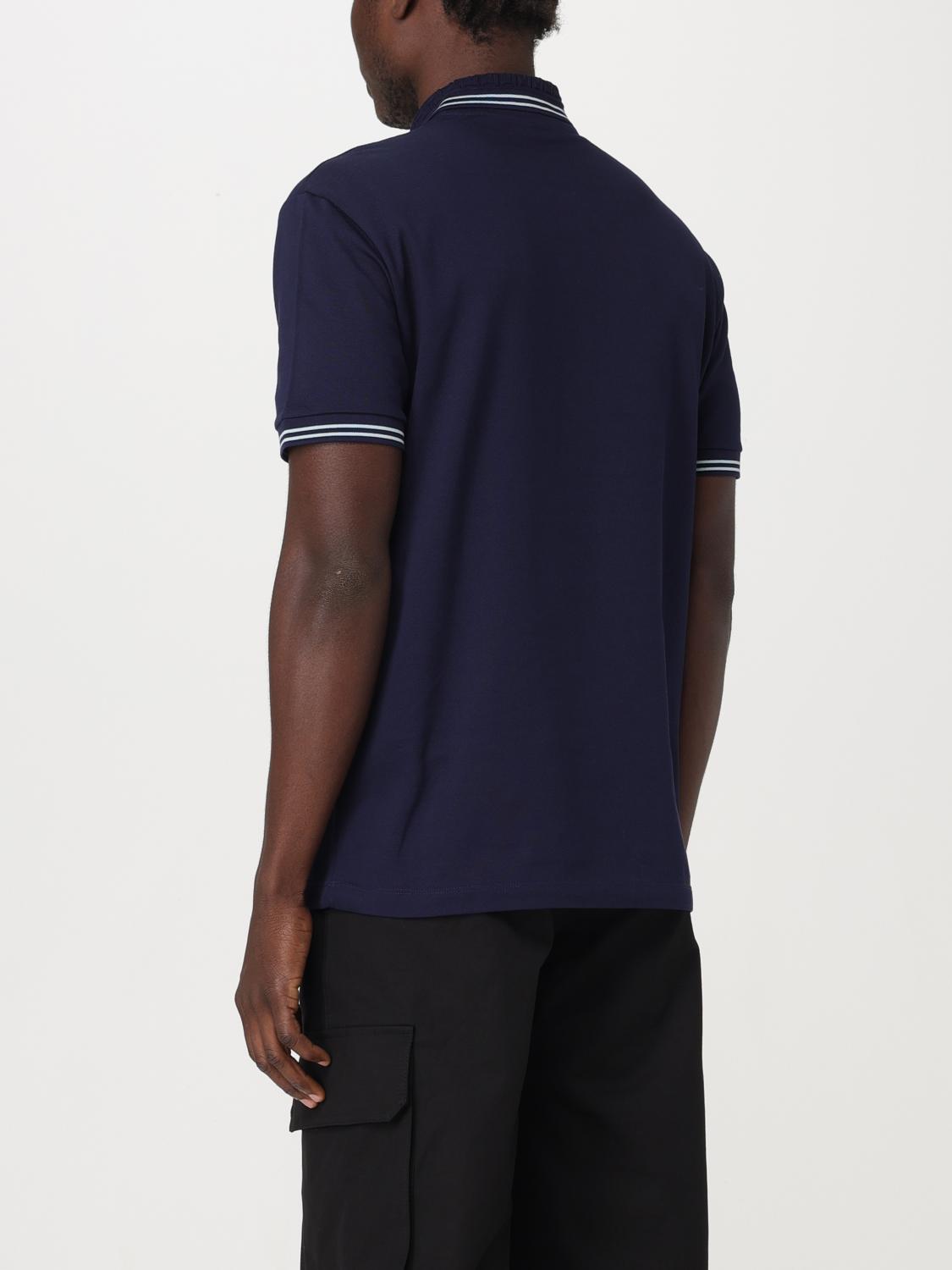 VERSACE POLO: Polo Versace in cotone con logo , Blue - Img 3