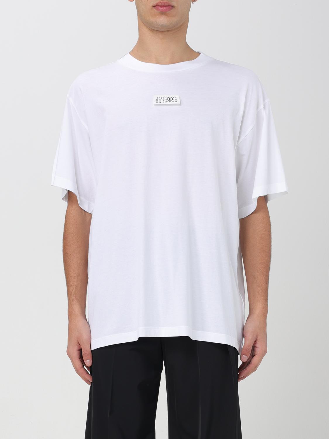 MM6 MAISON MARGIELA：Tシャツ メンズ - ホワイト | GIGLIO.COMオンラインのMm6 Maison Margiela  Tシャツ SH0GC0017S24312