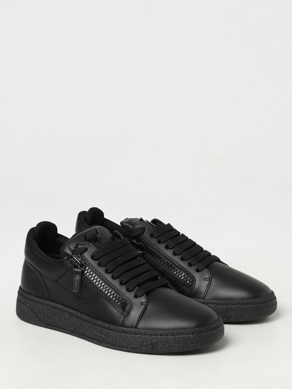 GIUSEPPE ZANOTTI SNEAKERS: Sneakers Giuseppe Zanotti in pelle , Nero - Img 2