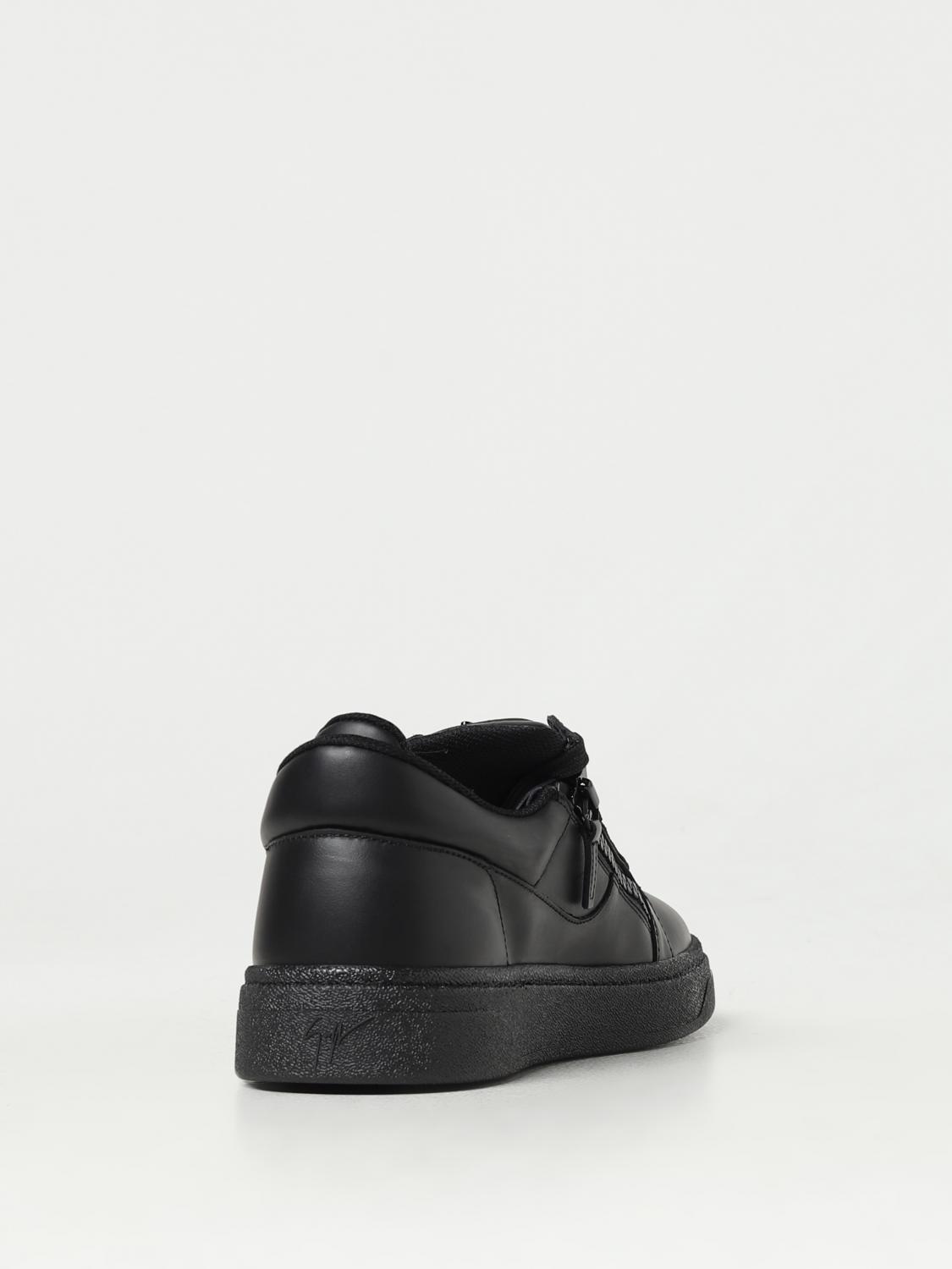 GIUSEPPE ZANOTTI SNEAKERS: Sneakers Giuseppe Zanotti in pelle , Nero - Img 3