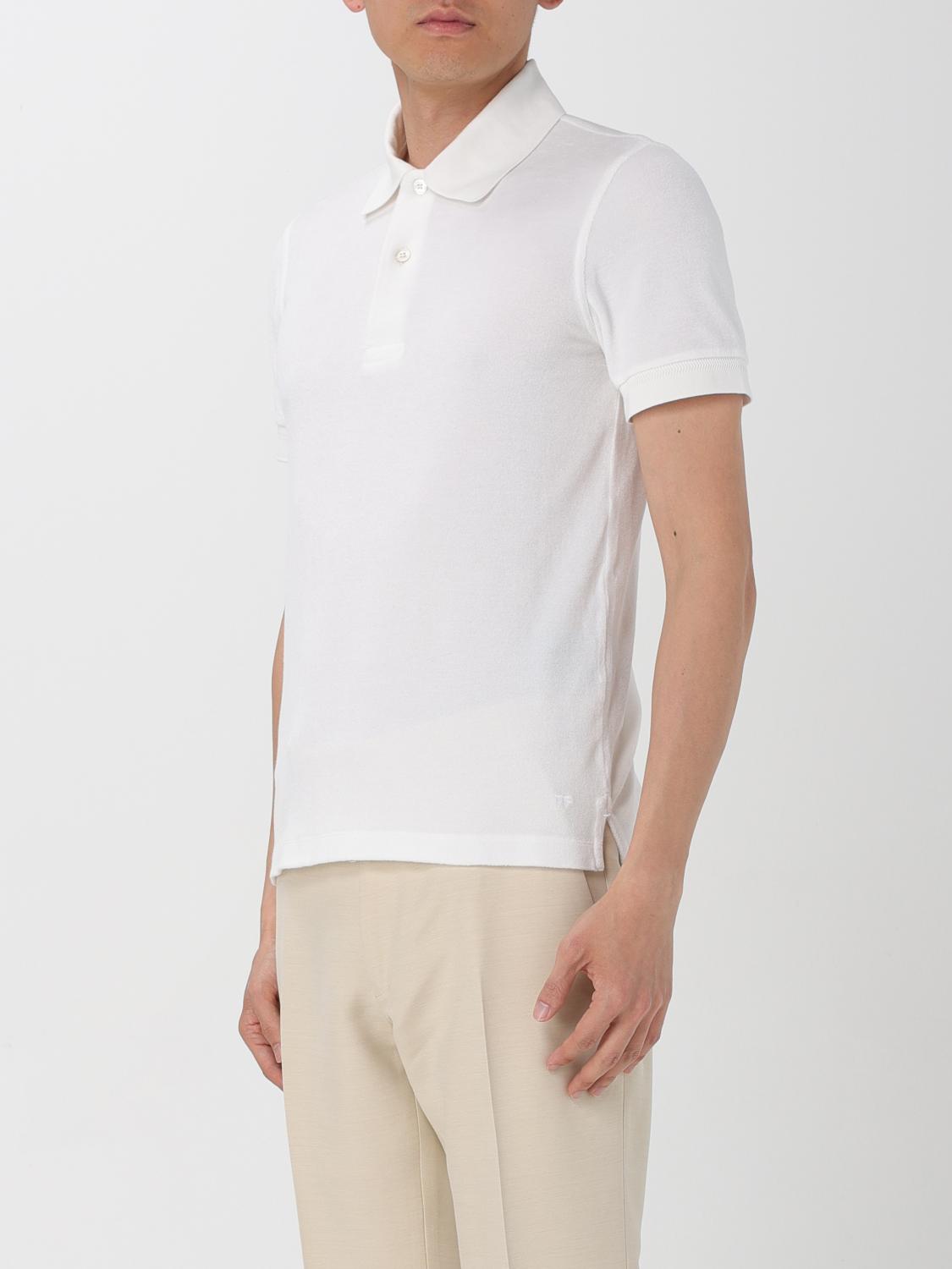 TOM FORD POLO: T-shirt herren Tom Ford, Weiß - Img 4