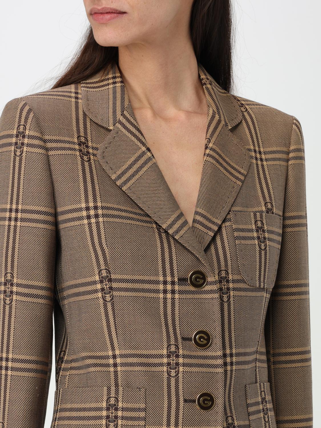 Gucci ジャケット レディース - ベージュ | 761186ZAOPD | GIGLIO.COM