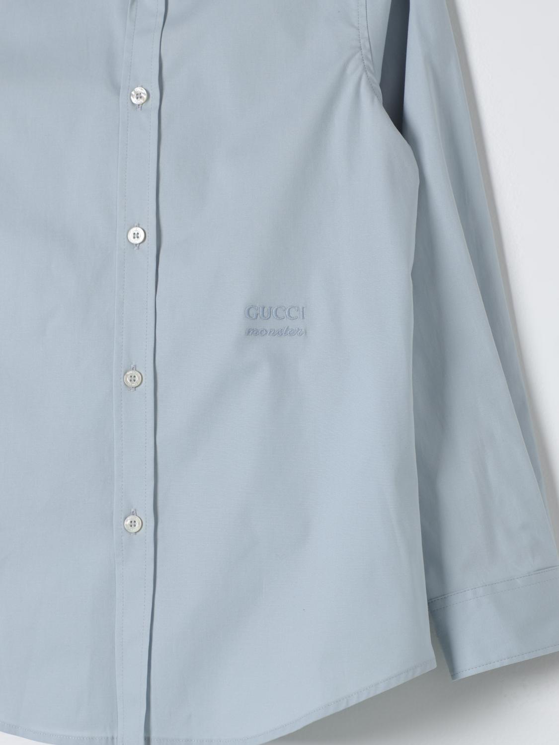 GUCCI HEMD: Hemd kinder Gucci, Blau - Img 3