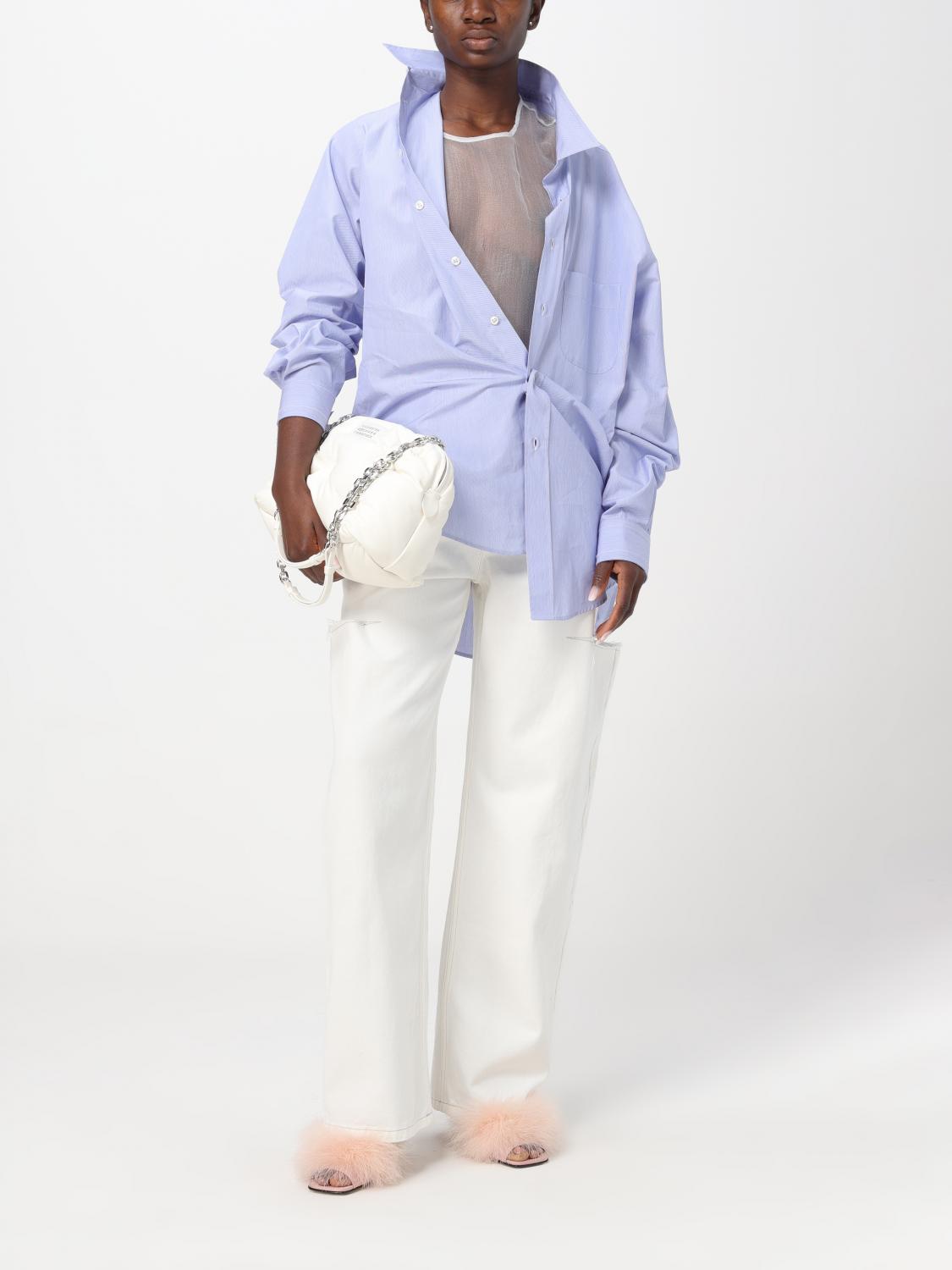 MAISON MARGIELA：クロスボディバッグ レディース - ホワイト | GIGLIO