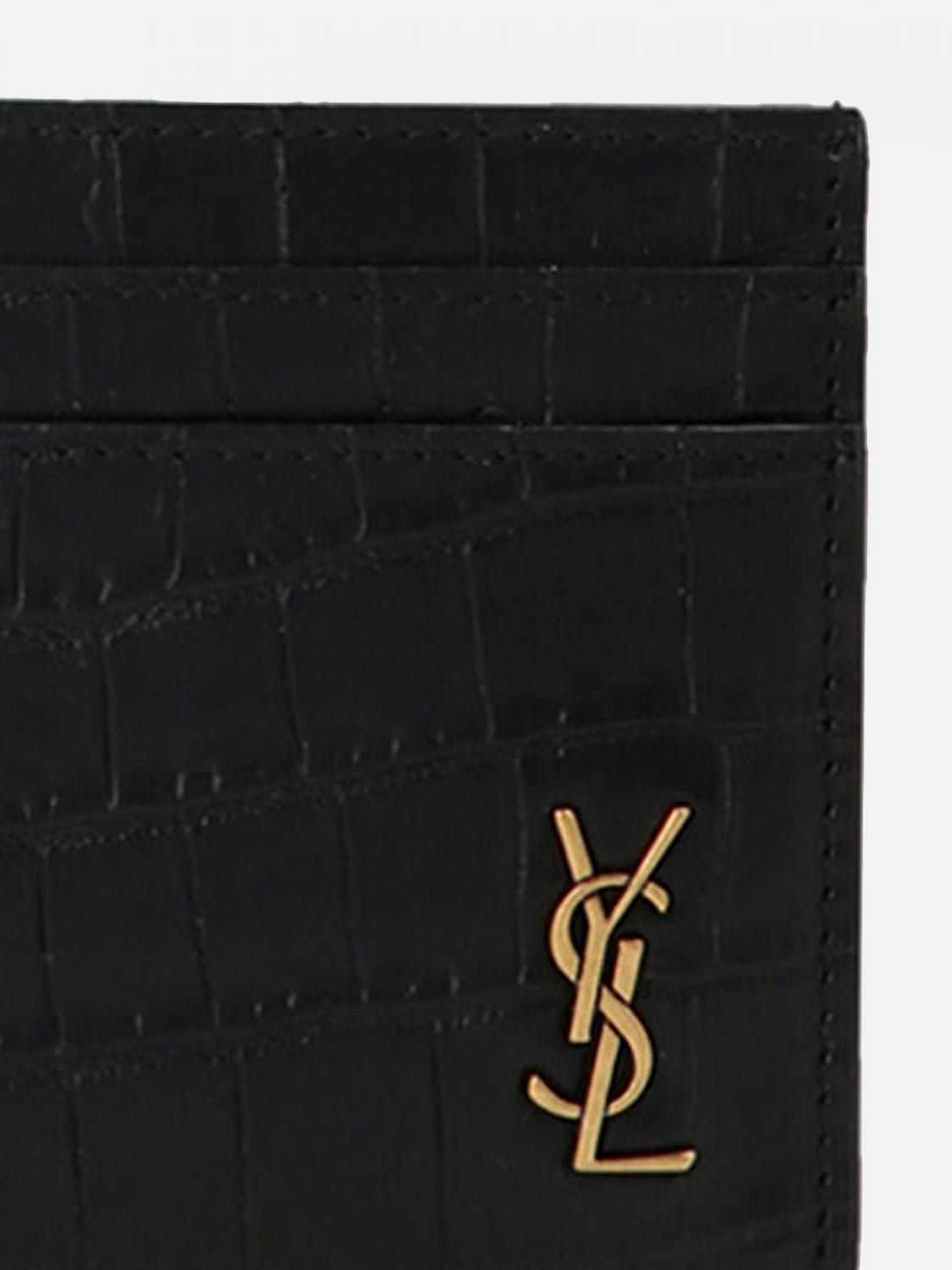 SAINT LAURENT: Wallet men - Black | Saint Laurent wallet