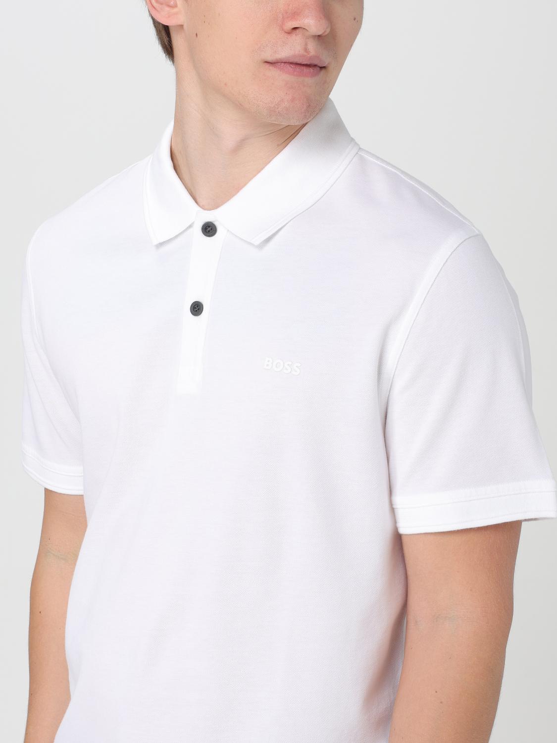 BOSS POLO: Polo hombre Boss, Blanco - Img 3