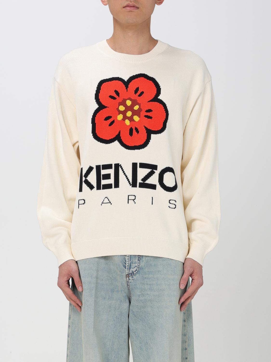 KENZO セーター: セーター メンズ Kenzo, ベージュ - Img 1