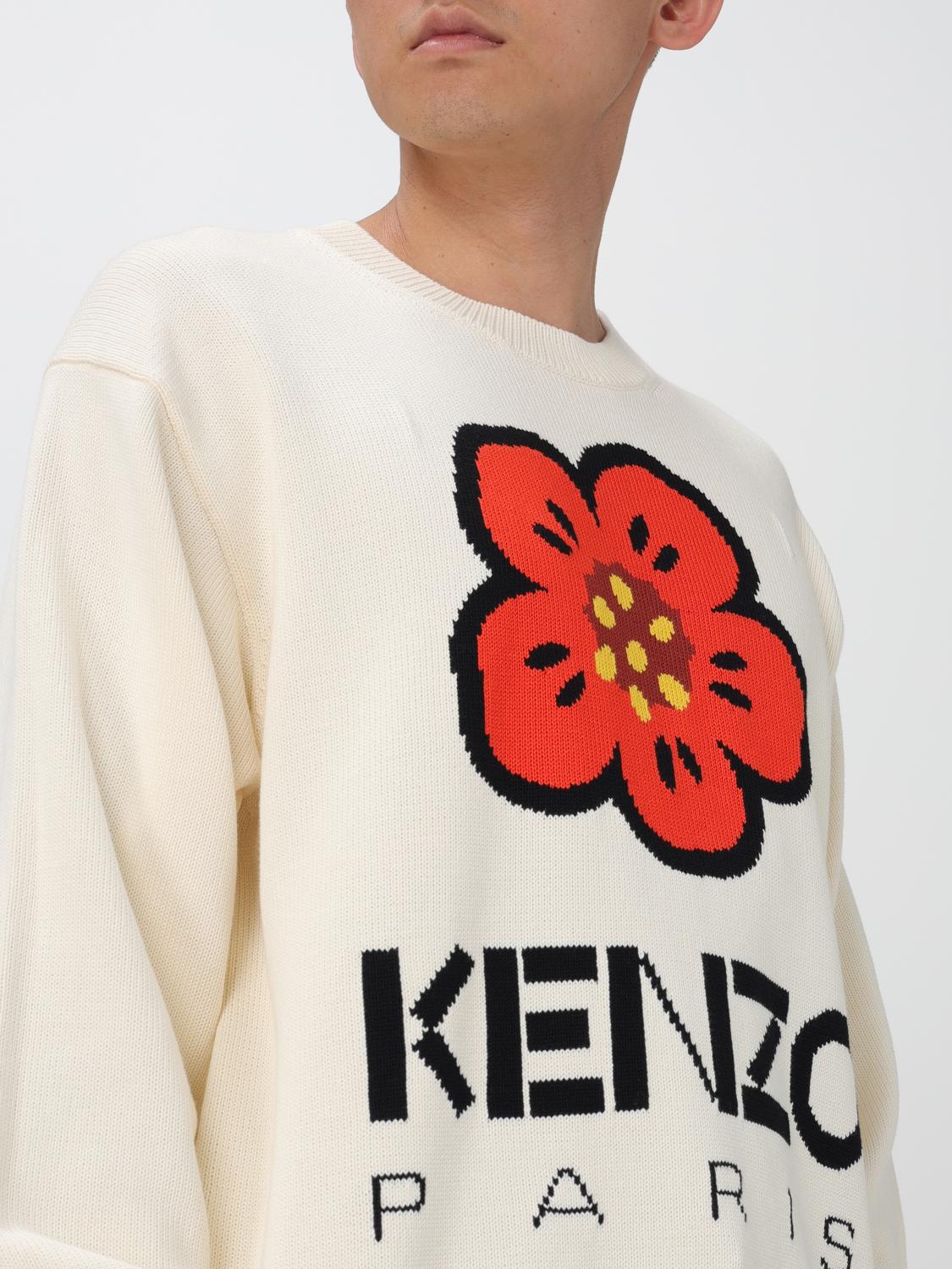 KENZO セーター: セーター メンズ Kenzo, ベージュ - Img 5