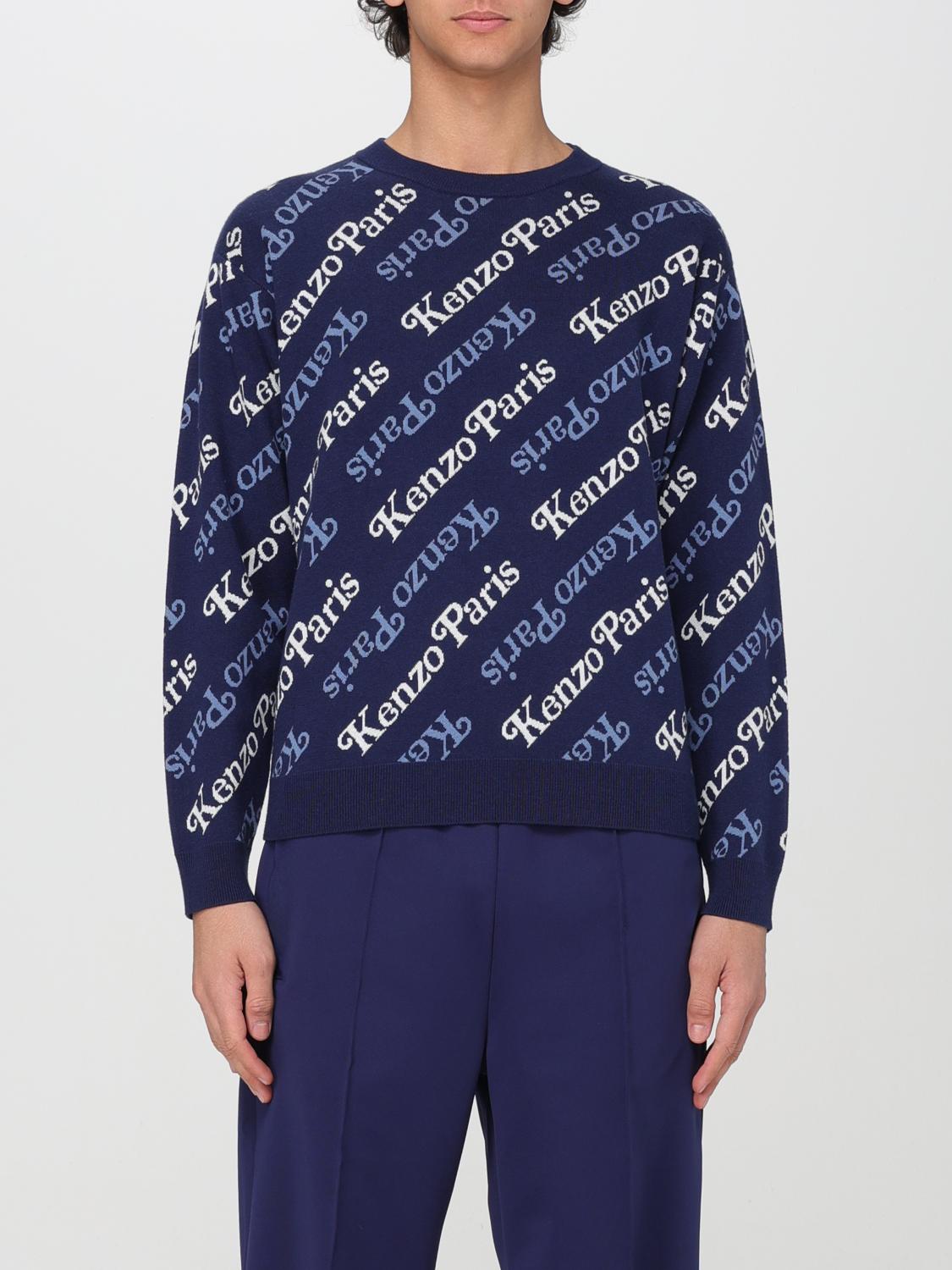 Kenzo セーター メンズ - ブルー | FE55PU4573CB | GIGLIO.COM