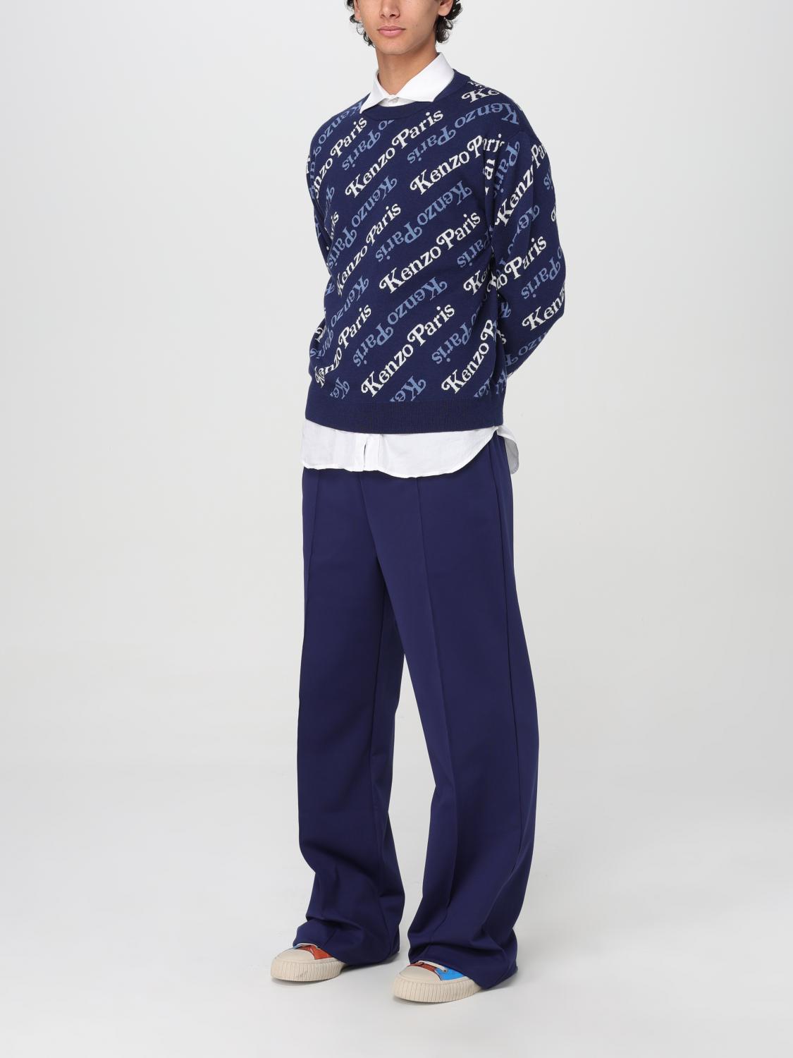 KENZO セーター: セーター メンズ Kenzo, ブルー - Img 2