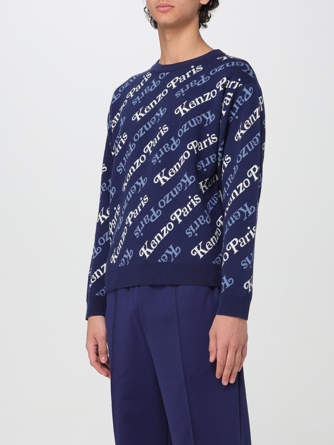 KENZO セーター: セーター メンズ Kenzo, ブルー - Img 4