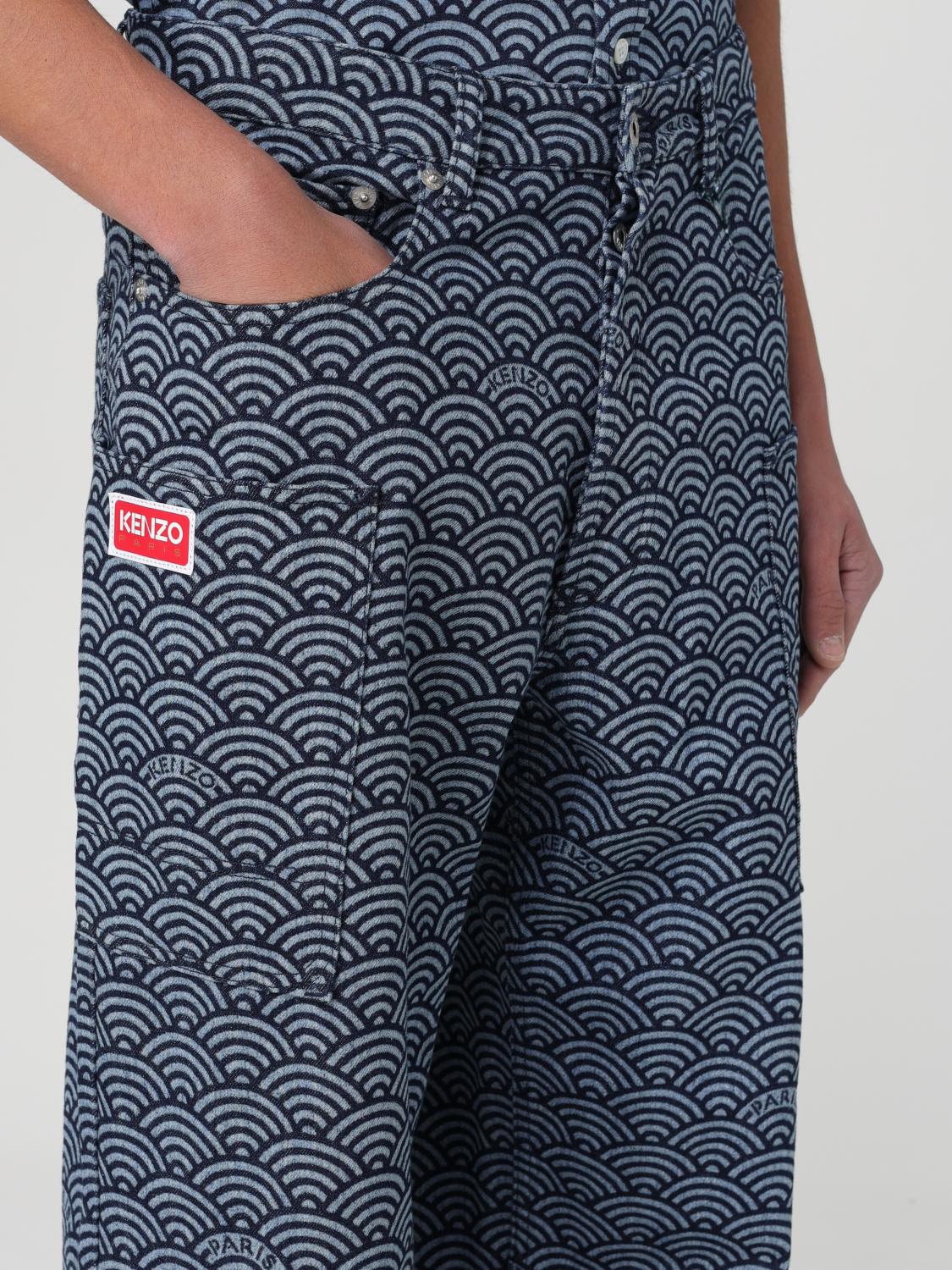 KENZO JEANS: Jeans hombre Kenzo, Azul Oscuro - Img 5