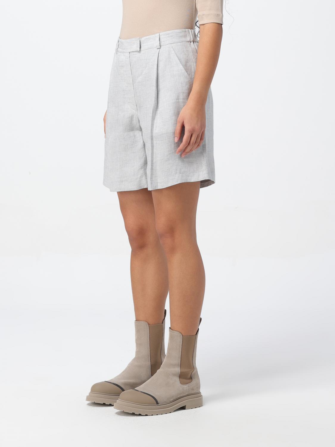 BRUNELLO CUCINELLI：ショートパンツ レディース - パール | GIGLIO