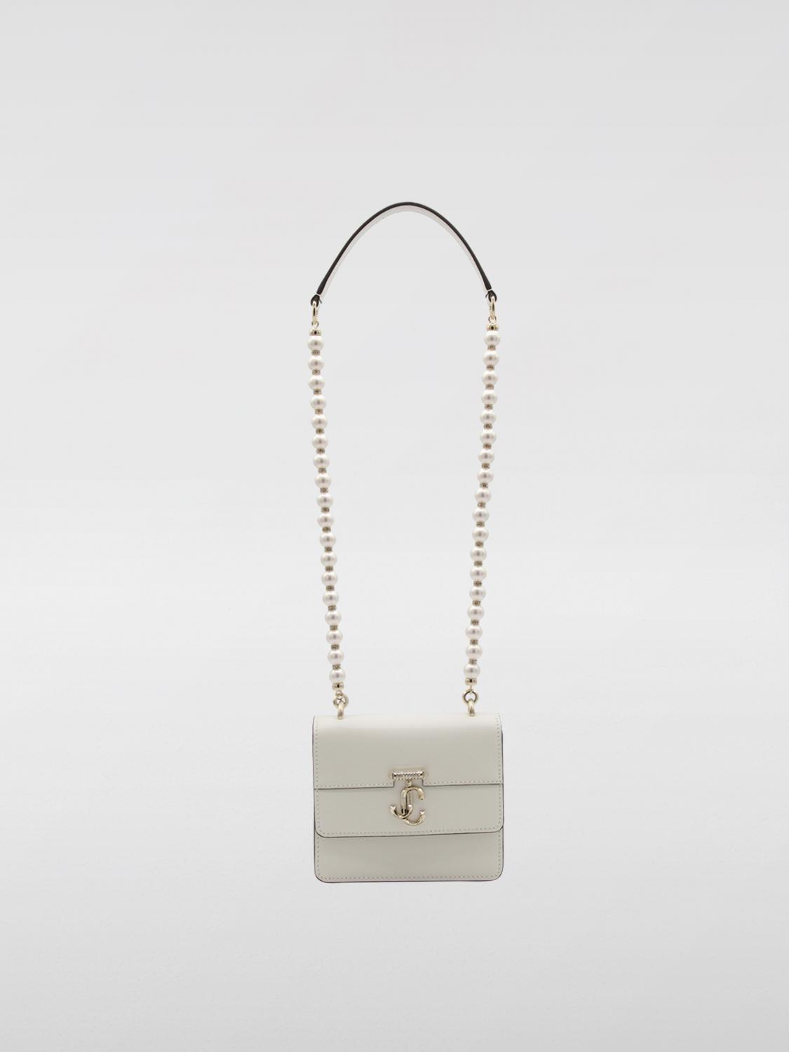 Jimmy Choo Avenue ハンドバッグ ミルク JIMMY CHOO: Shoulder bag woman - Milk | Jimmy Choo mini bag