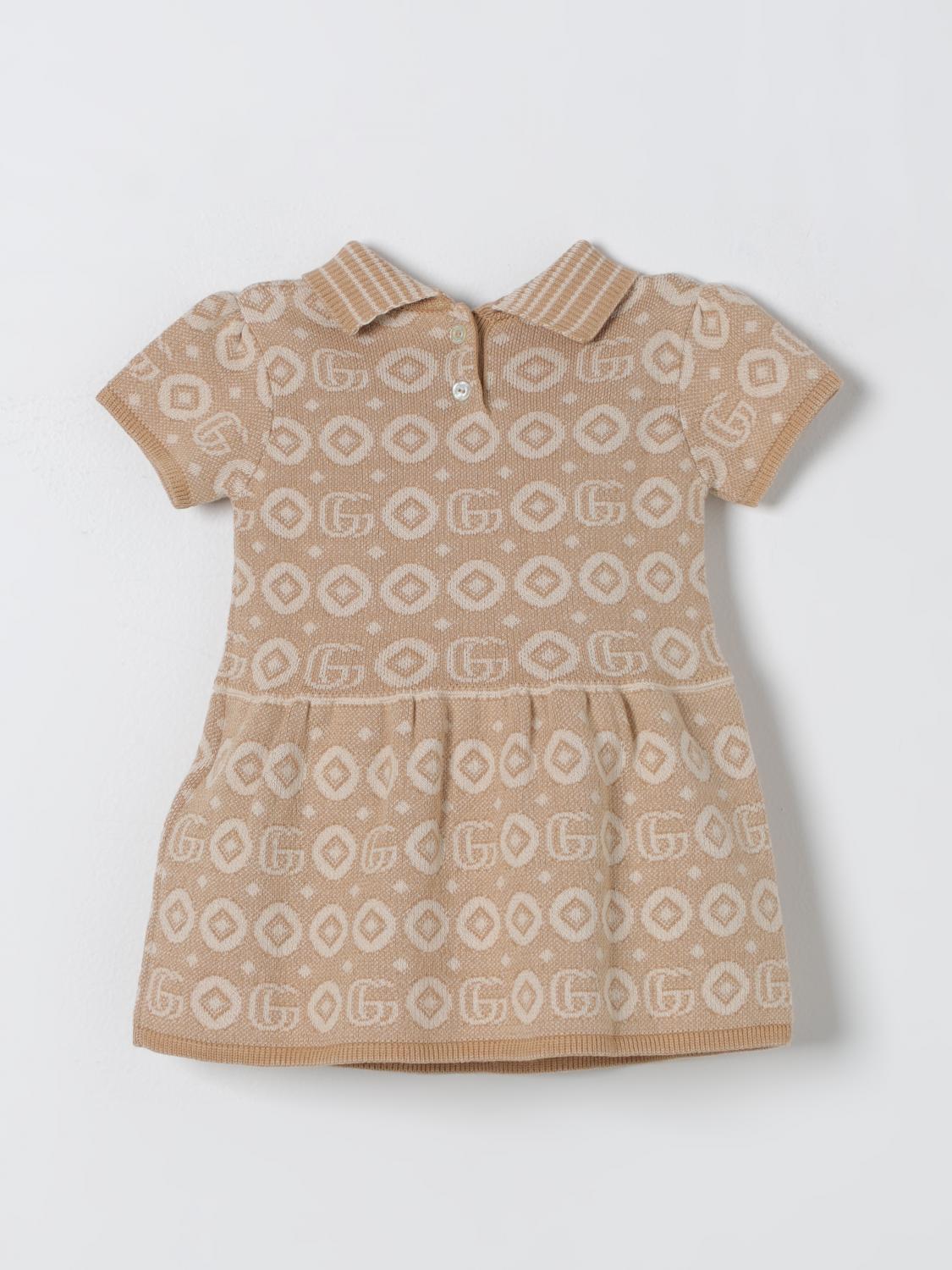 GUCCI ROMPER: Romper kids Gucci, Beige - Img 2