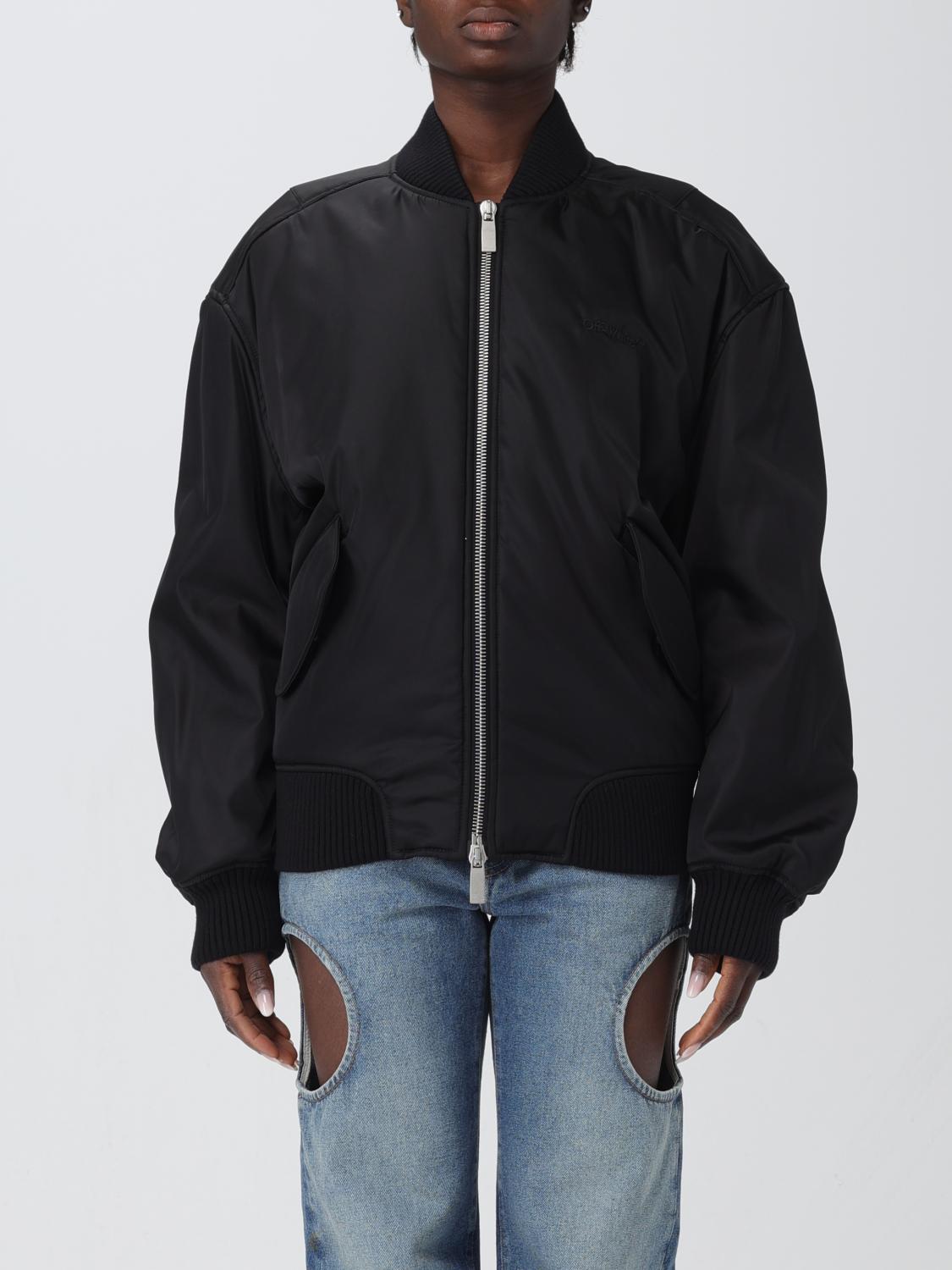 OFF-WHITE CHAQUETA: Chaqueta mujer Off-white, Negro - Img 1