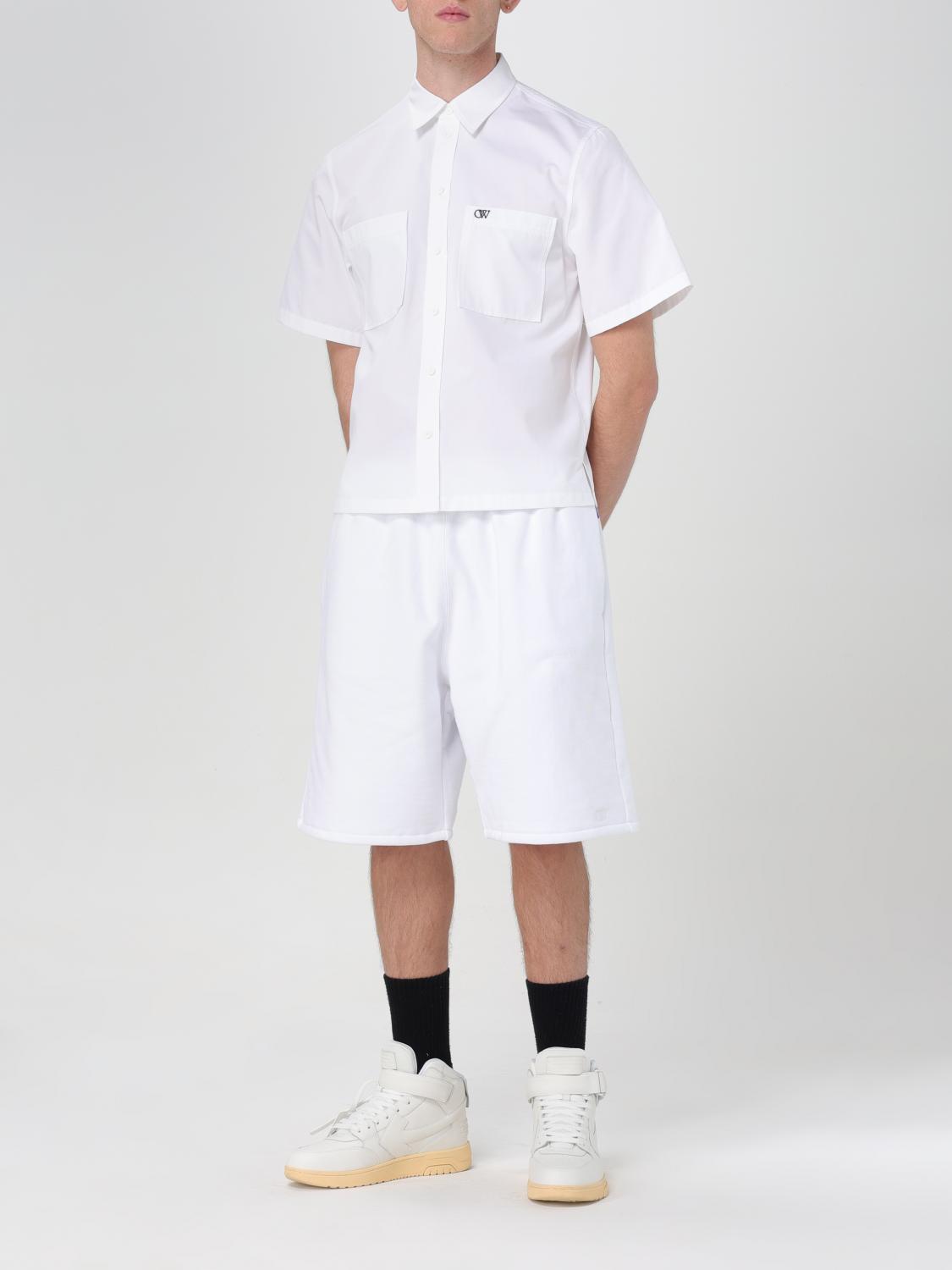 OFF-WHITE PANTALONES CORTOS: Pantalones cortos hombre Off-white, Blanco - Img 2
