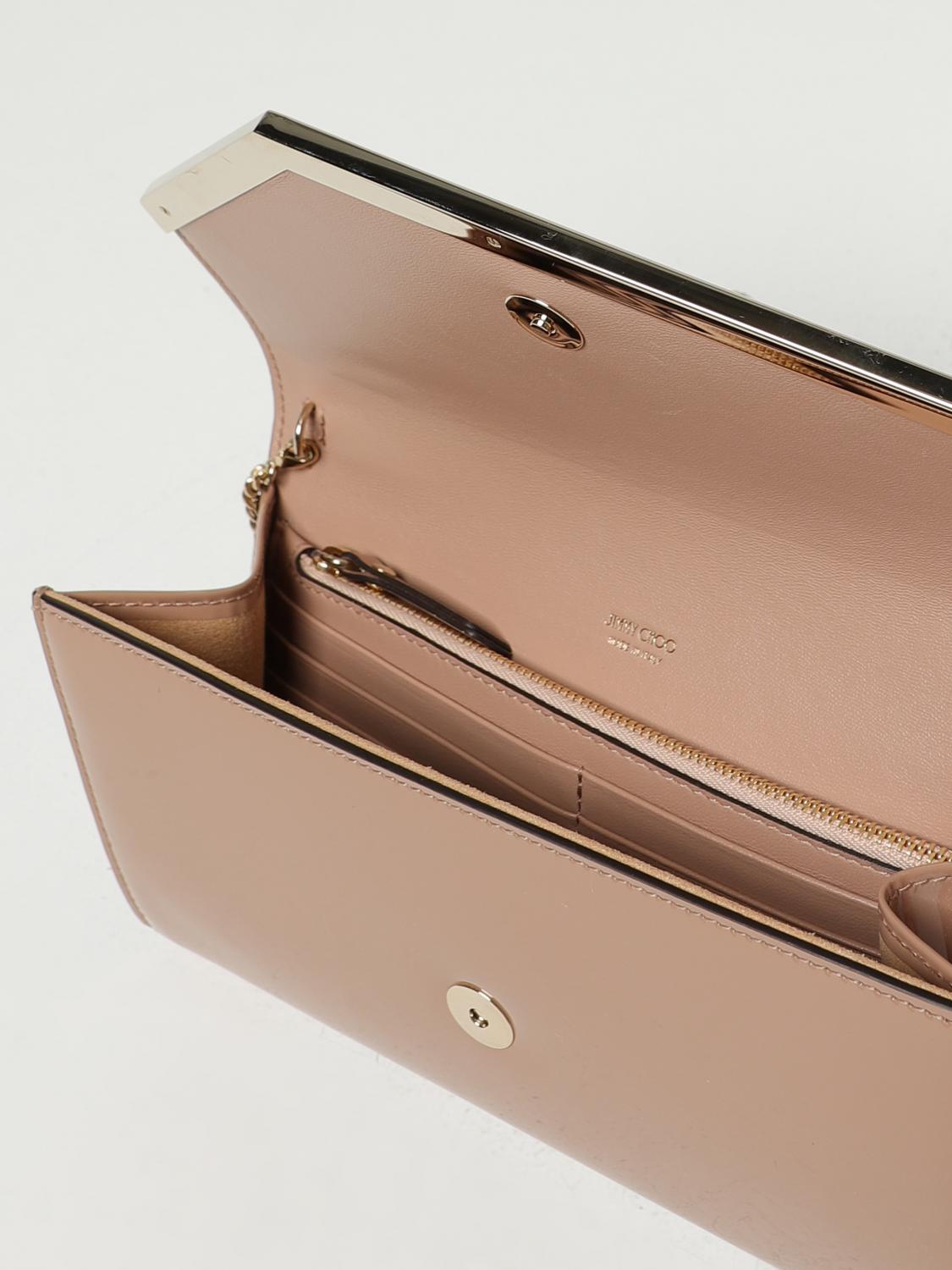 JIMMY CHOO CLUTCH: Handtasche damen Jimmy Choo, Pink - Img 4