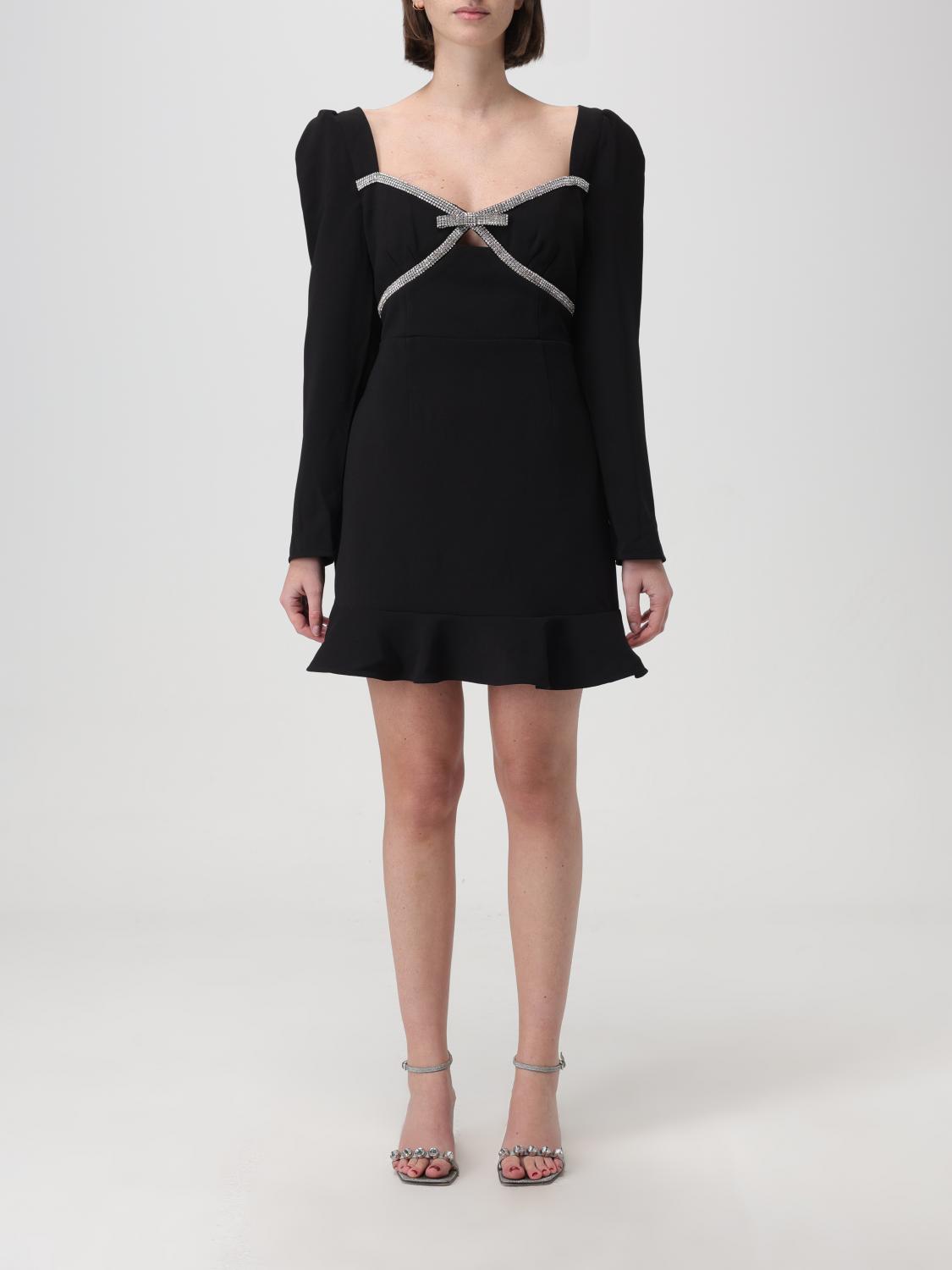 SELF-PORTRAIT: Dress woman - Black | Self-Portrait dress