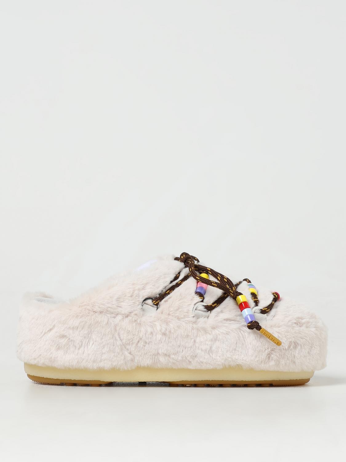 MOON BOOT FLAT SHOES: Ballet flats woman Moon Boot, White - Img 1