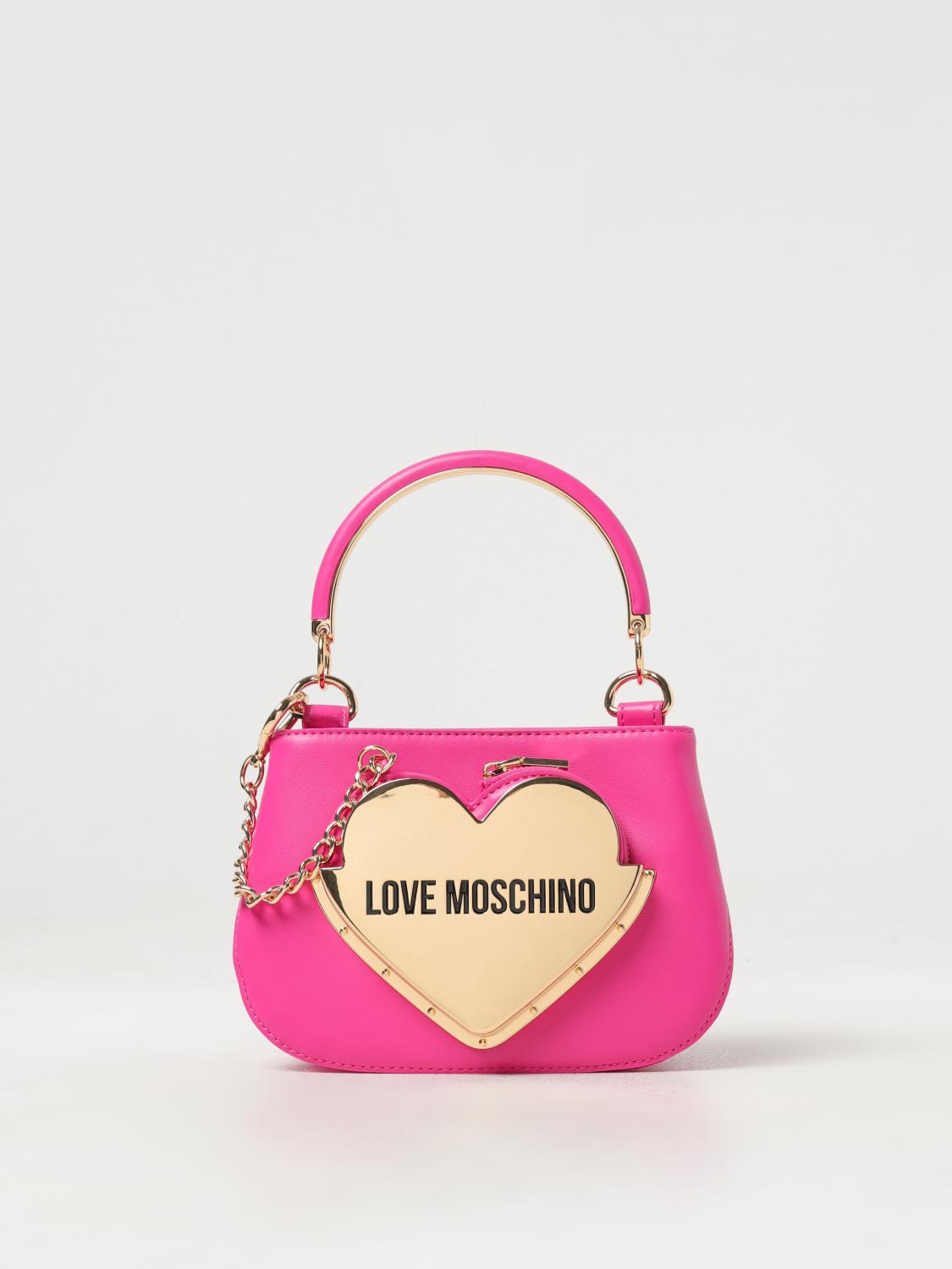 Love moschino fuchsia bag sale