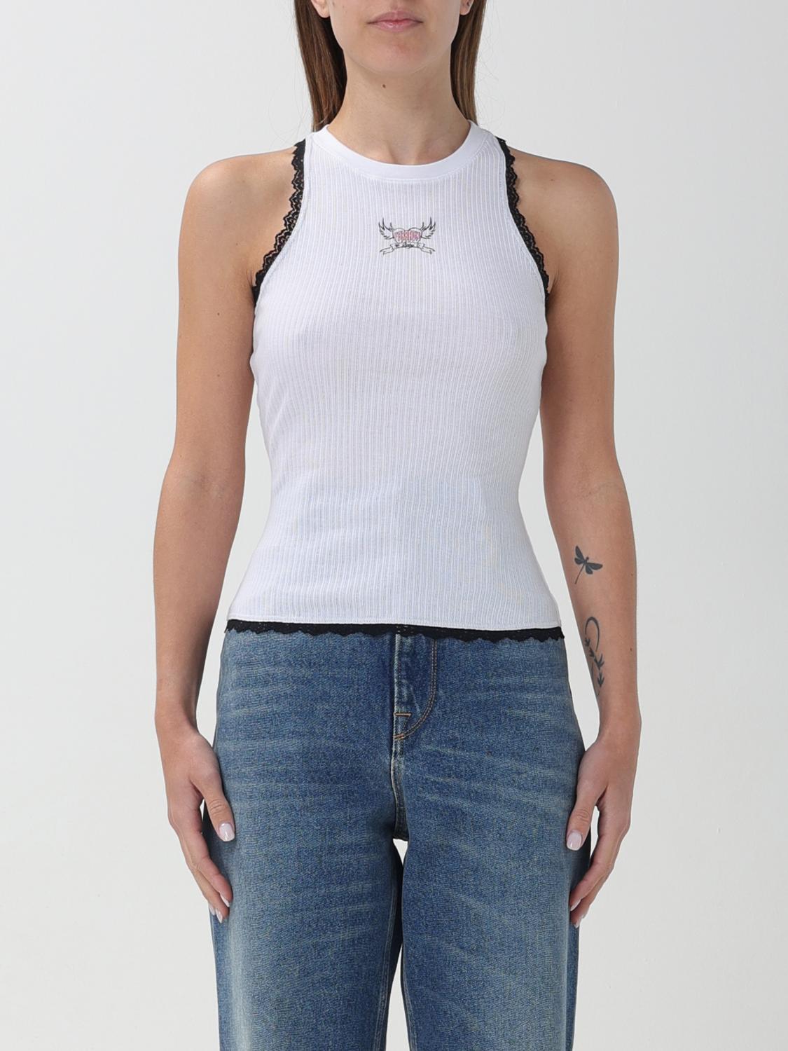 CHIARA FERRAGNI TOP: T-shirt woman Chiara Ferragni, White - Img 1