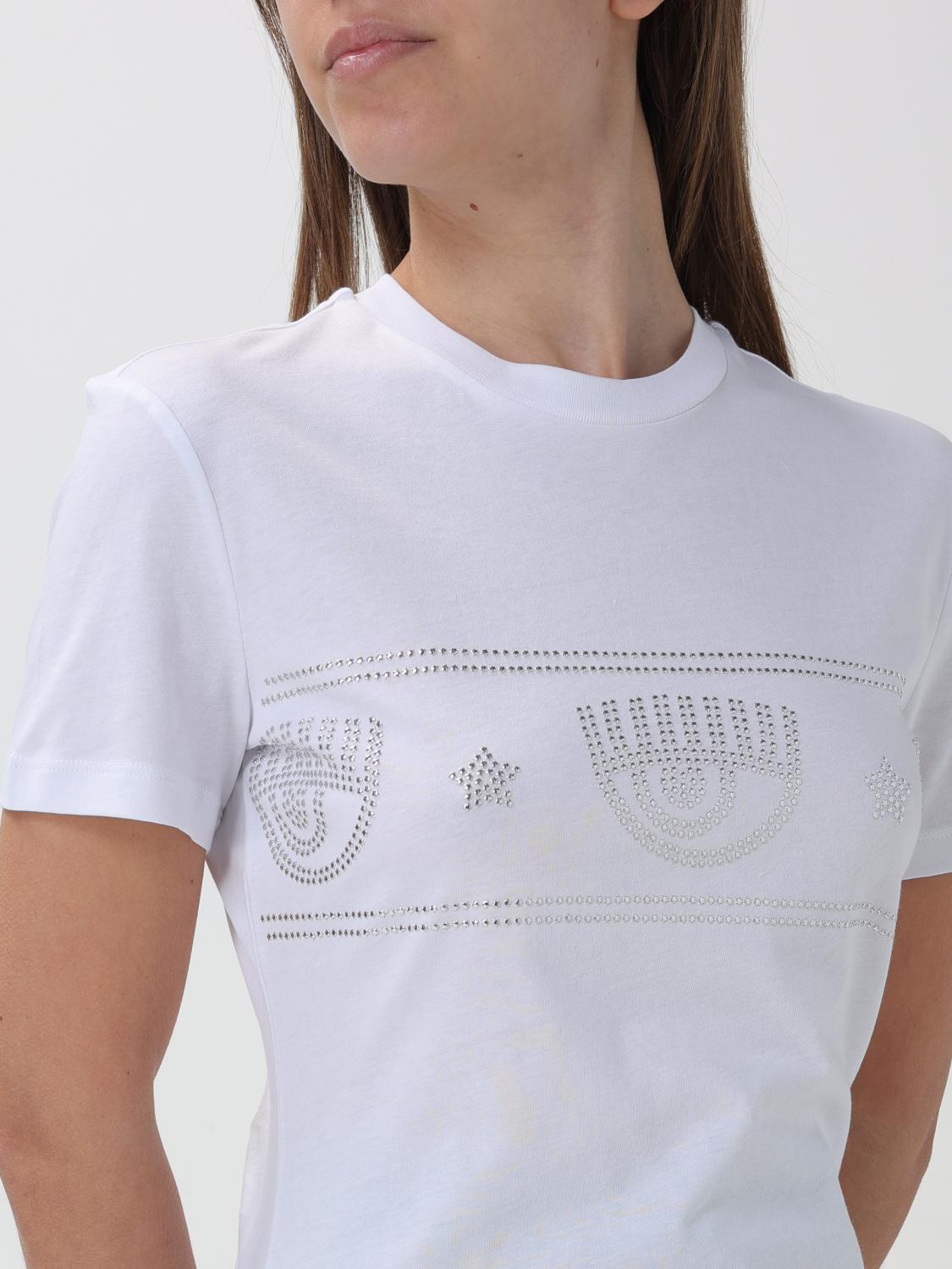 CHIARA FERRAGNI T-SHIRT: T-shirt woman Chiara Ferragni, White - Img 3