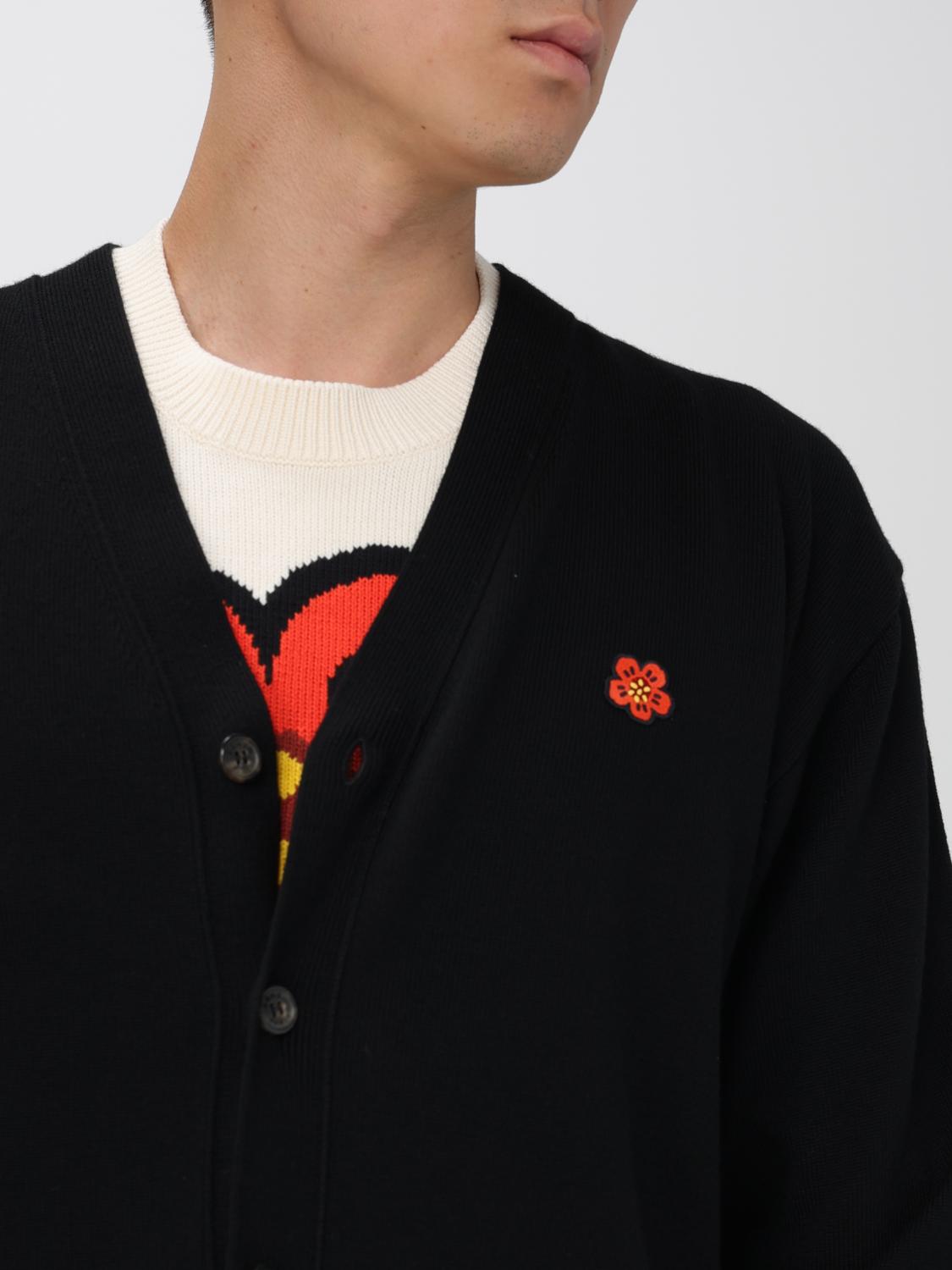 KENZO：カーディガン メンズ - ブラック | GIGLIO.COMオンラインの