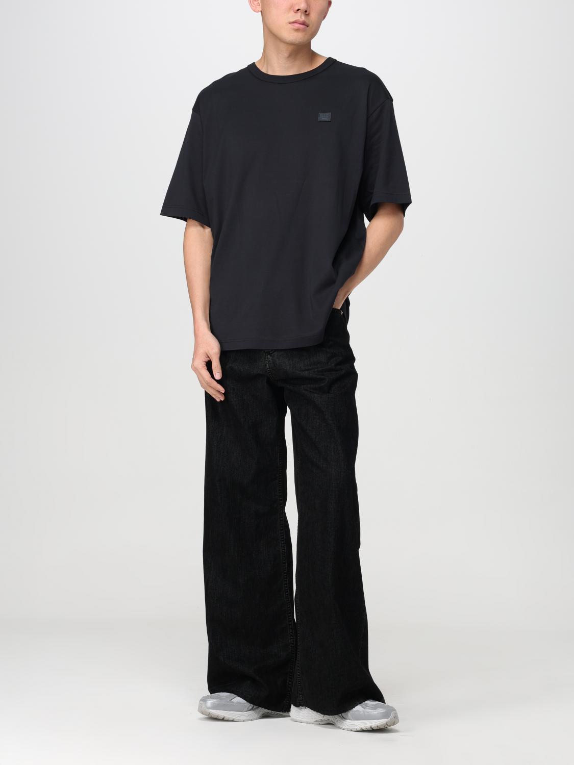 ACNE STUDIOS：ポロシャツ メンズ - ブラック | GIGLIO.COMオンライン