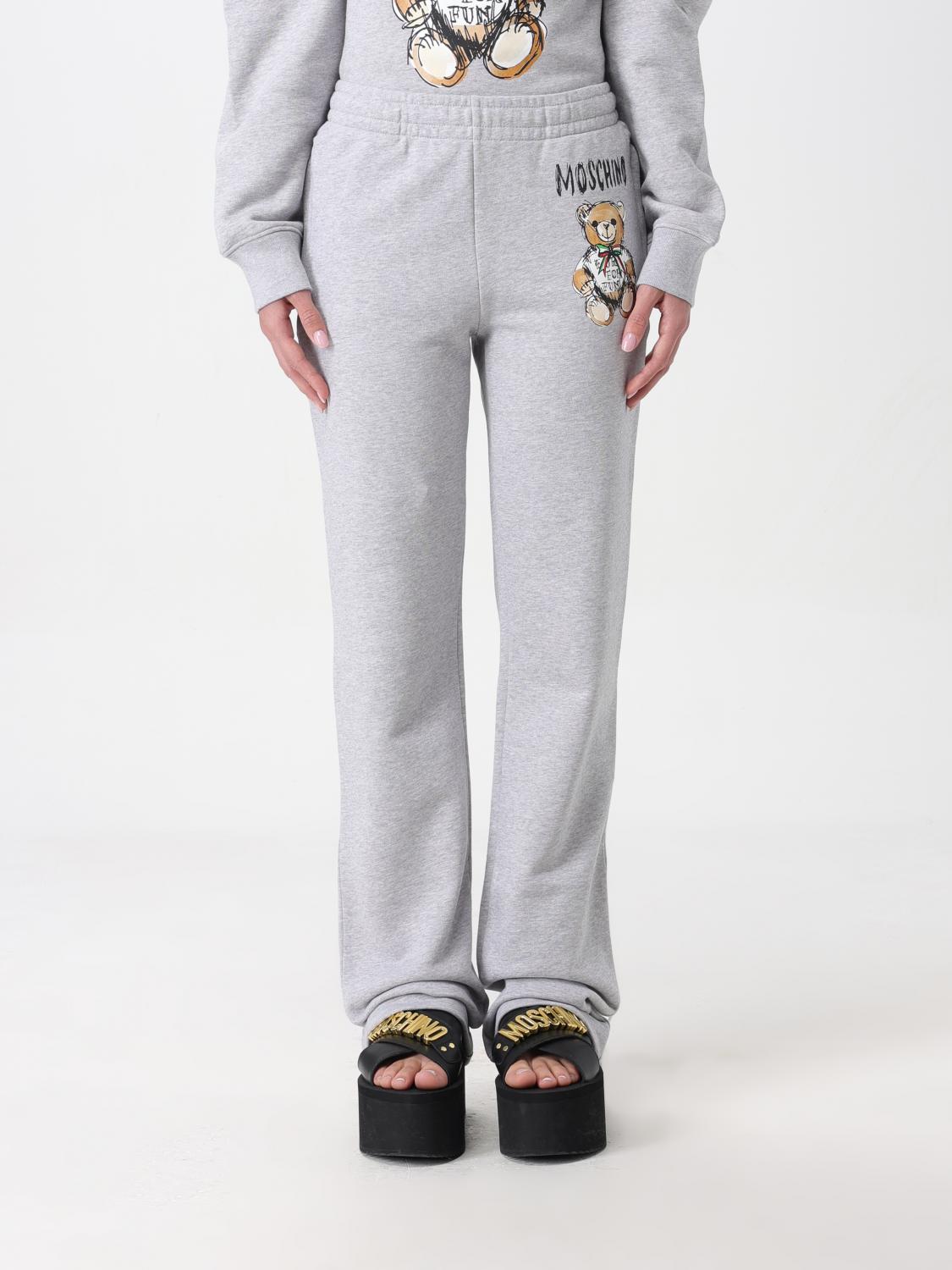 パンツ MOSCHINO COUTURE Woman Pants Grey 03380528 1485 Moschino Couture Outlet: Pants woman - Grey | Moschino