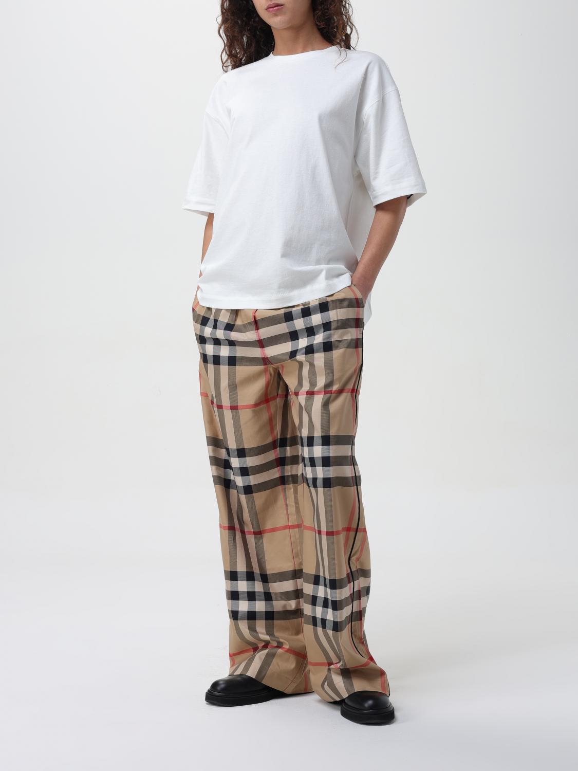 【関税&送料込み】Burberry Au24-Ww-Cie Pants BURBERRY: Pants woman - Beige | Burberry pants 8071101