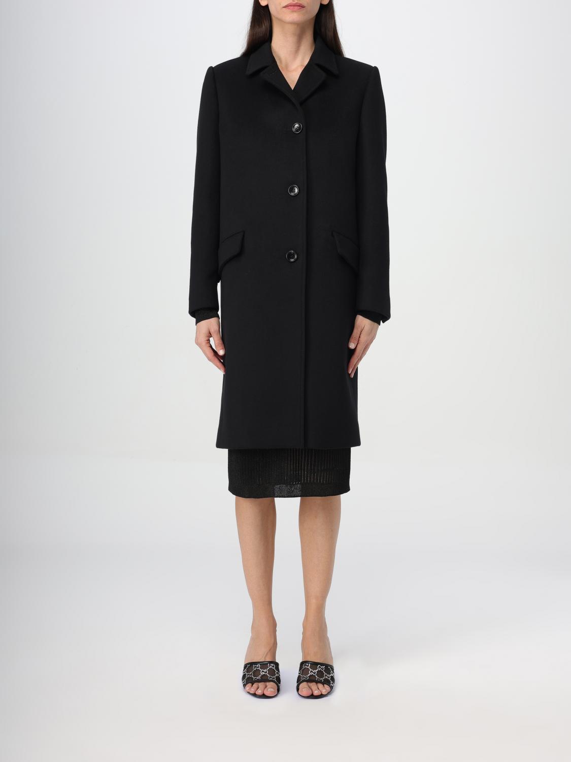 GUCCI MANTEL: Mantel damen Gucci, Schwarz - Img 1