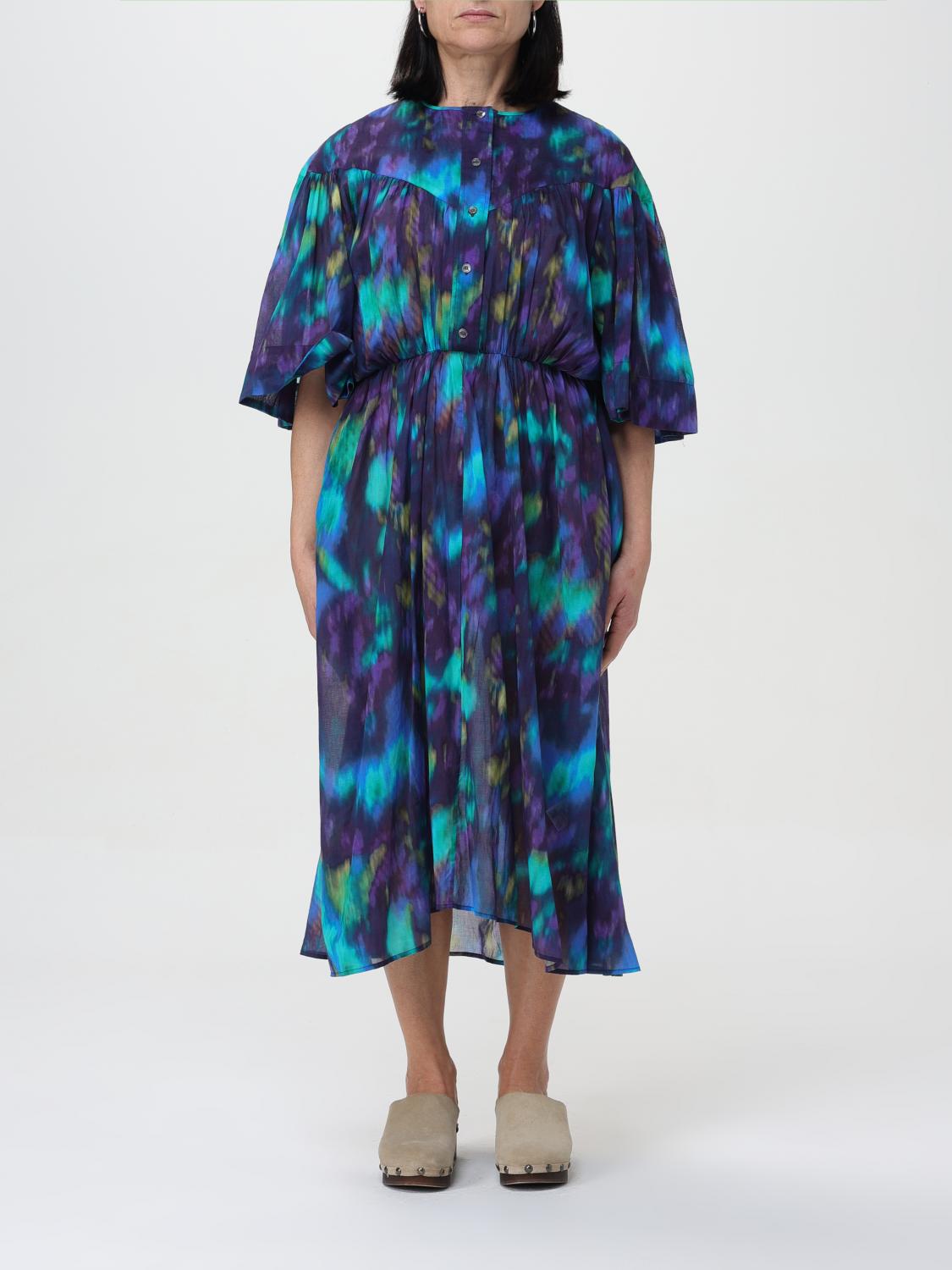 isabel marant etoile blue dress Isabel Marant Etoile Blue Elodie Dress Blue / 38