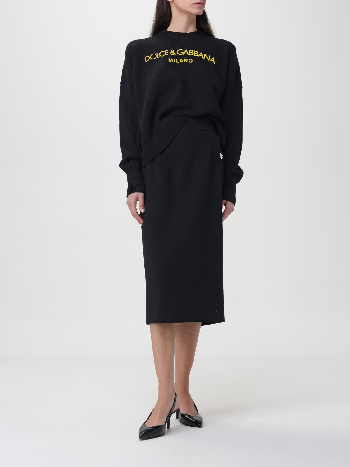 Dolce & Gabbana Sweatshirt woman - Black | FXW03TJAWX1 | GIGLIO.COM