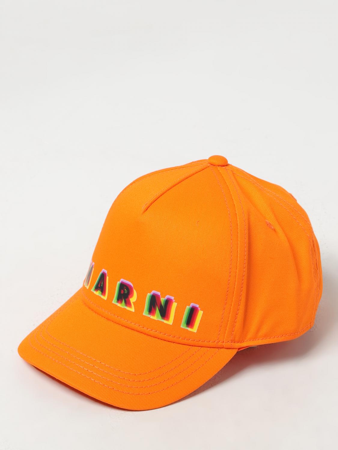 MARNI HUT: Hut kinder Marni, Orange - Img 1