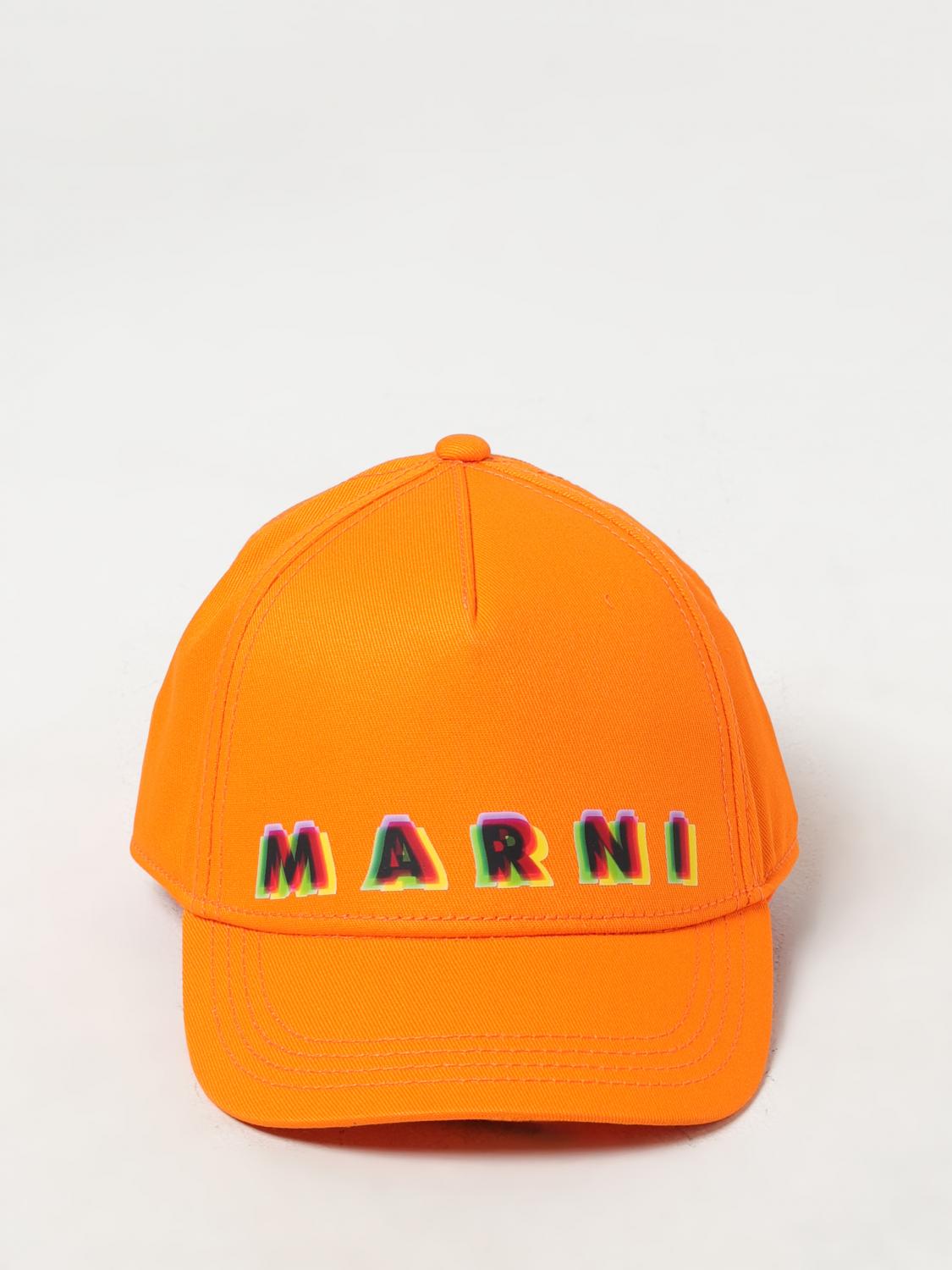 MARNI HUT: Hut kinder Marni, Orange - Img 2
