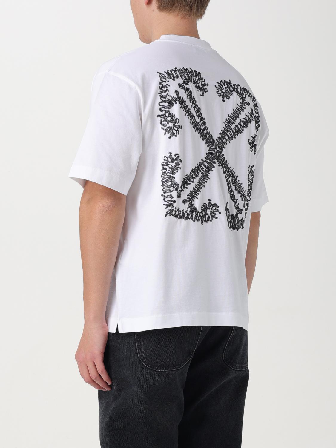 OFF-WHITE: T-shirt men - White | Off-White t-shirt