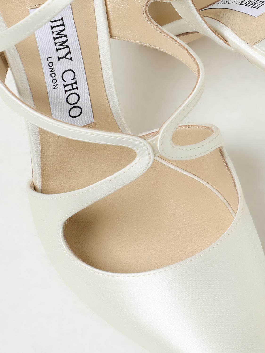 Jimmy Choo High heel shoes woman - White | AZIA PUMP 95 SAT