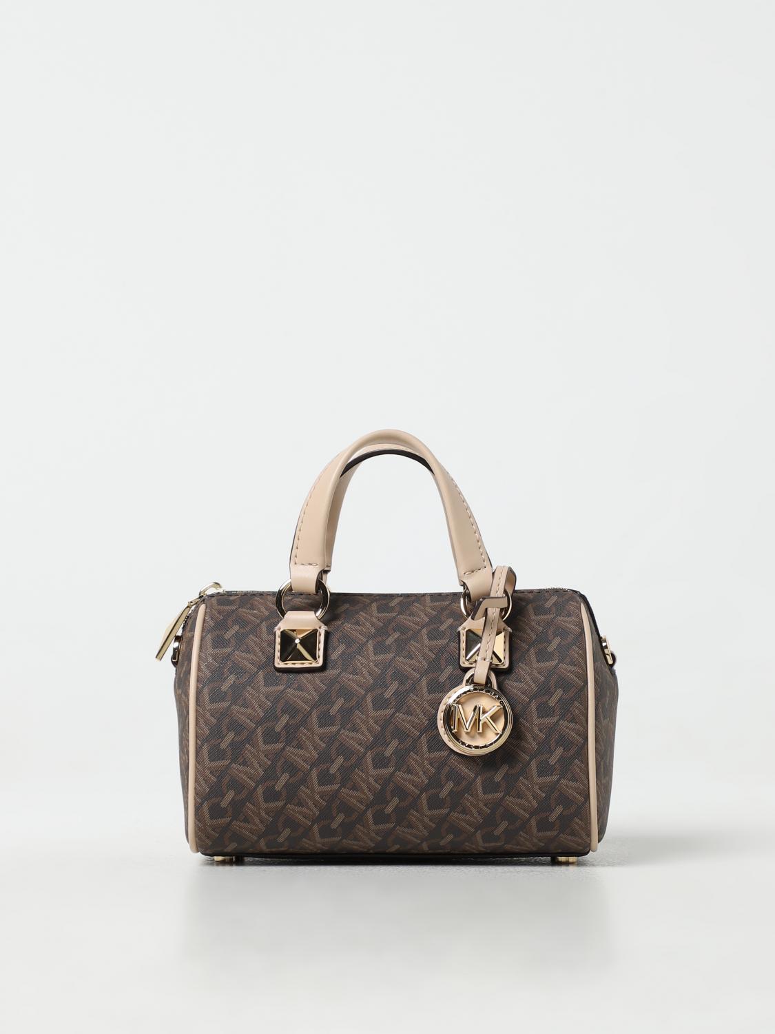 レディースバッグ MICHAEL KORS◇ショルダーバッグ/レザー/BRW/総柄 