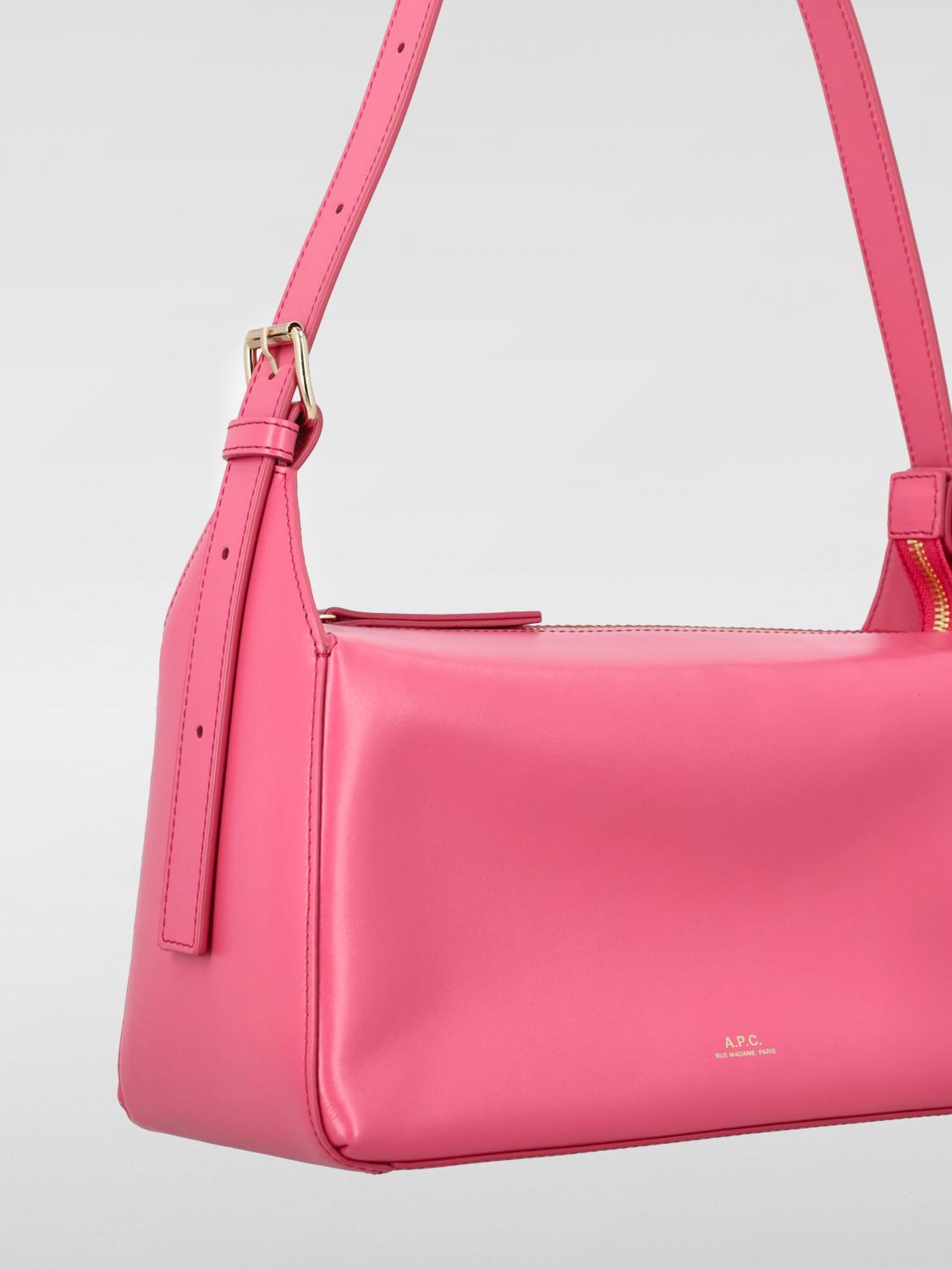 A.P.C. SCHULTERTASCHE: Handtasche damen A.P.C., Fuchsia - Img 3