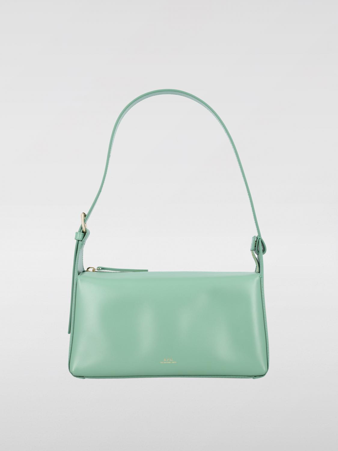 A.P.C. SCHULTERTASCHE: Handtasche damen A.P.C., Jade - Img 1