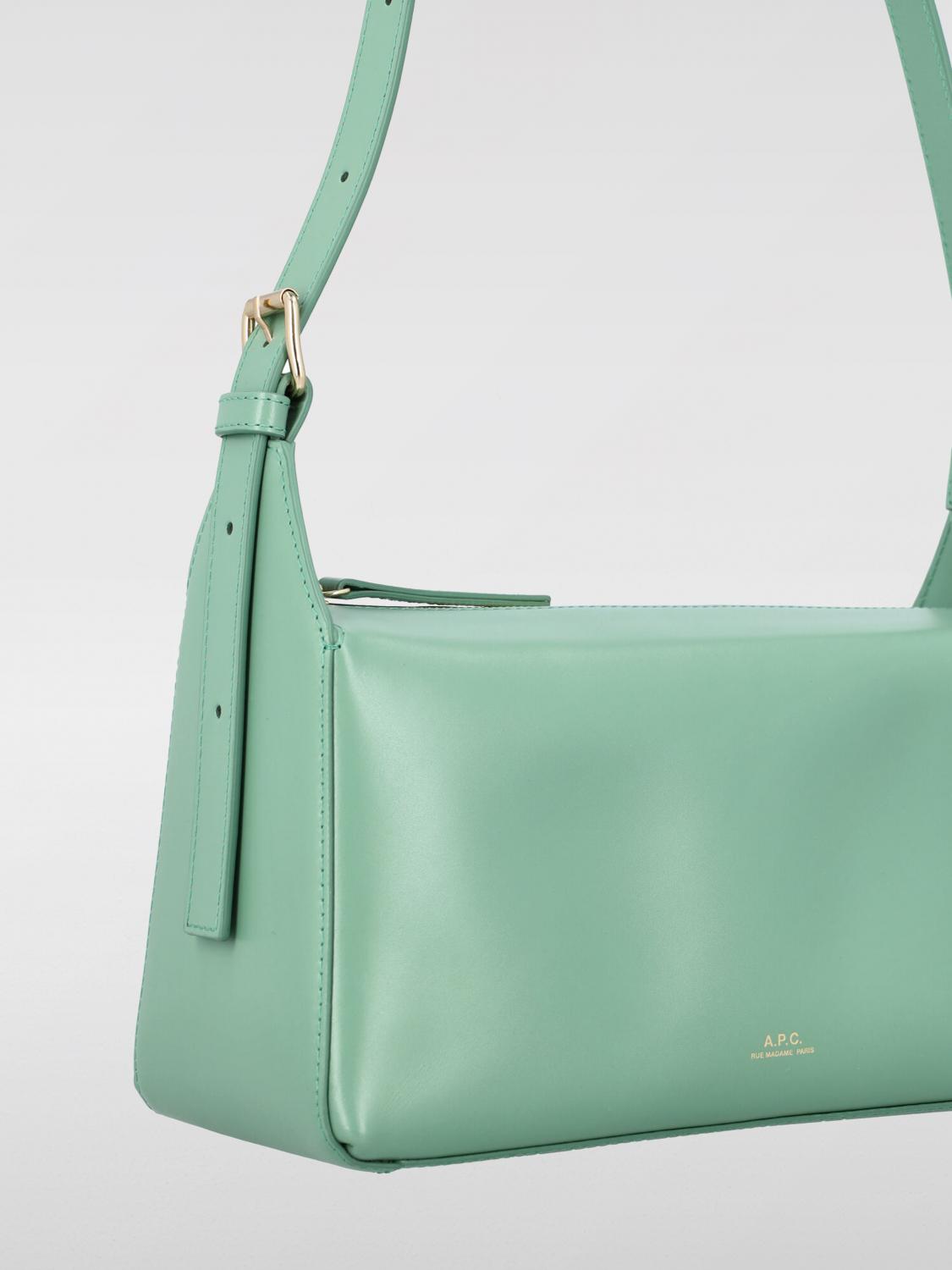A.P.C. SCHULTERTASCHE: Handtasche damen A.P.C., Jade - Img 3