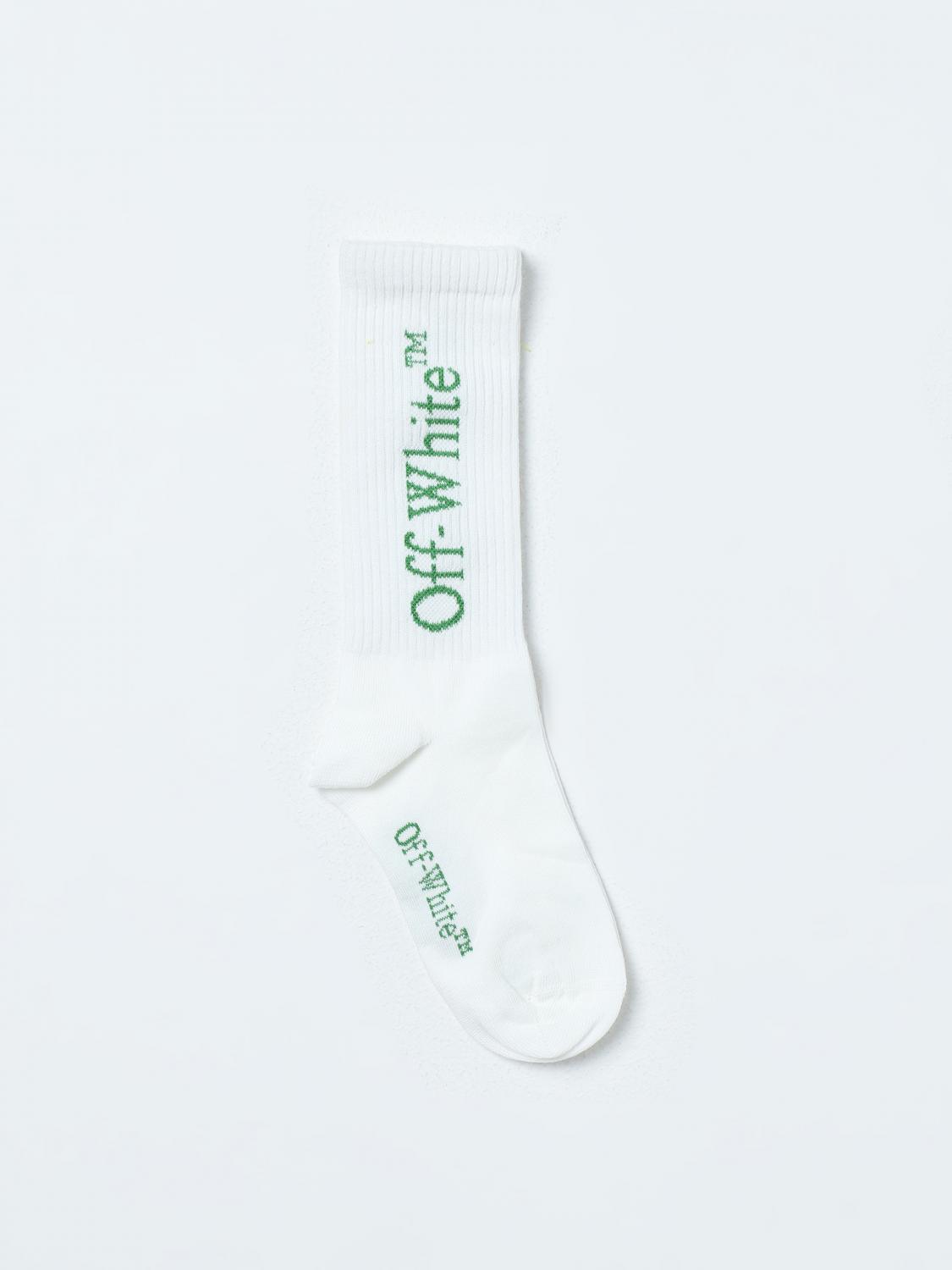 OFF-WHITE KIDS 삭스: 삭스 남아 Off-white, 화이트 - Img 1
