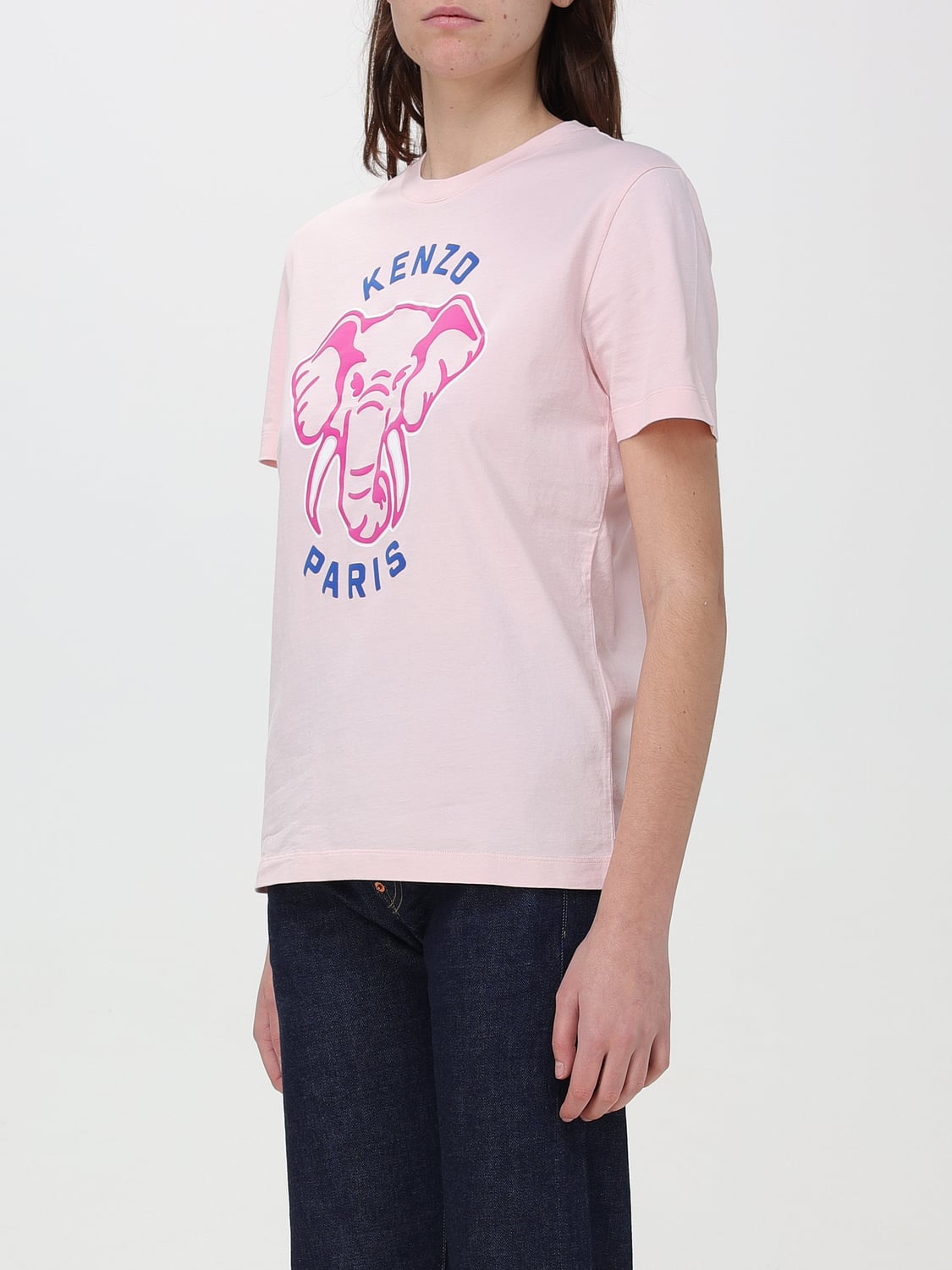 Kenzo T-shirt woman - Pink | FE52TS1144SO | GIGLIO.COM
