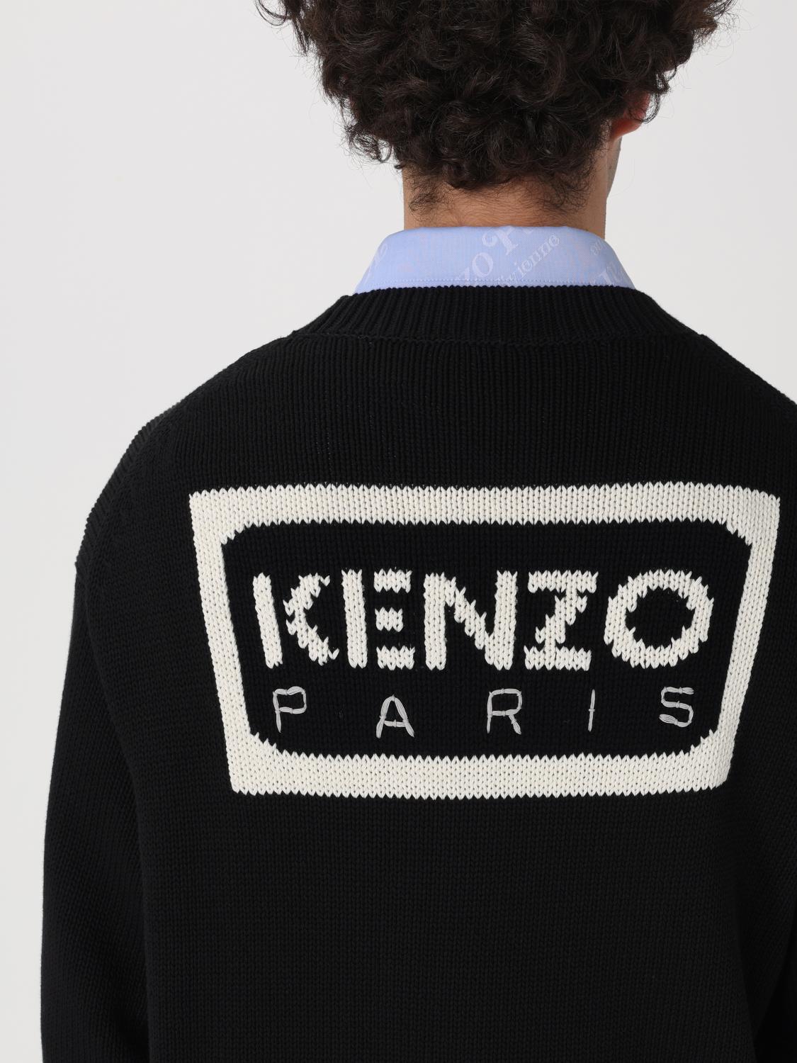 KENZO: Cardigan men - Black | Kenzo cardigan FE55CA3833LA online