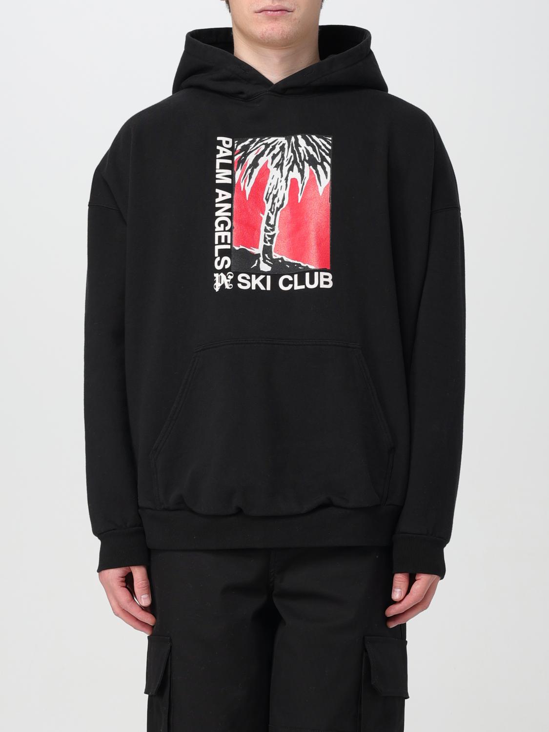 PALM ANGELS ТОЛСТОВКА: Толстовка Мужское Palm Angels, Черный - Img 1