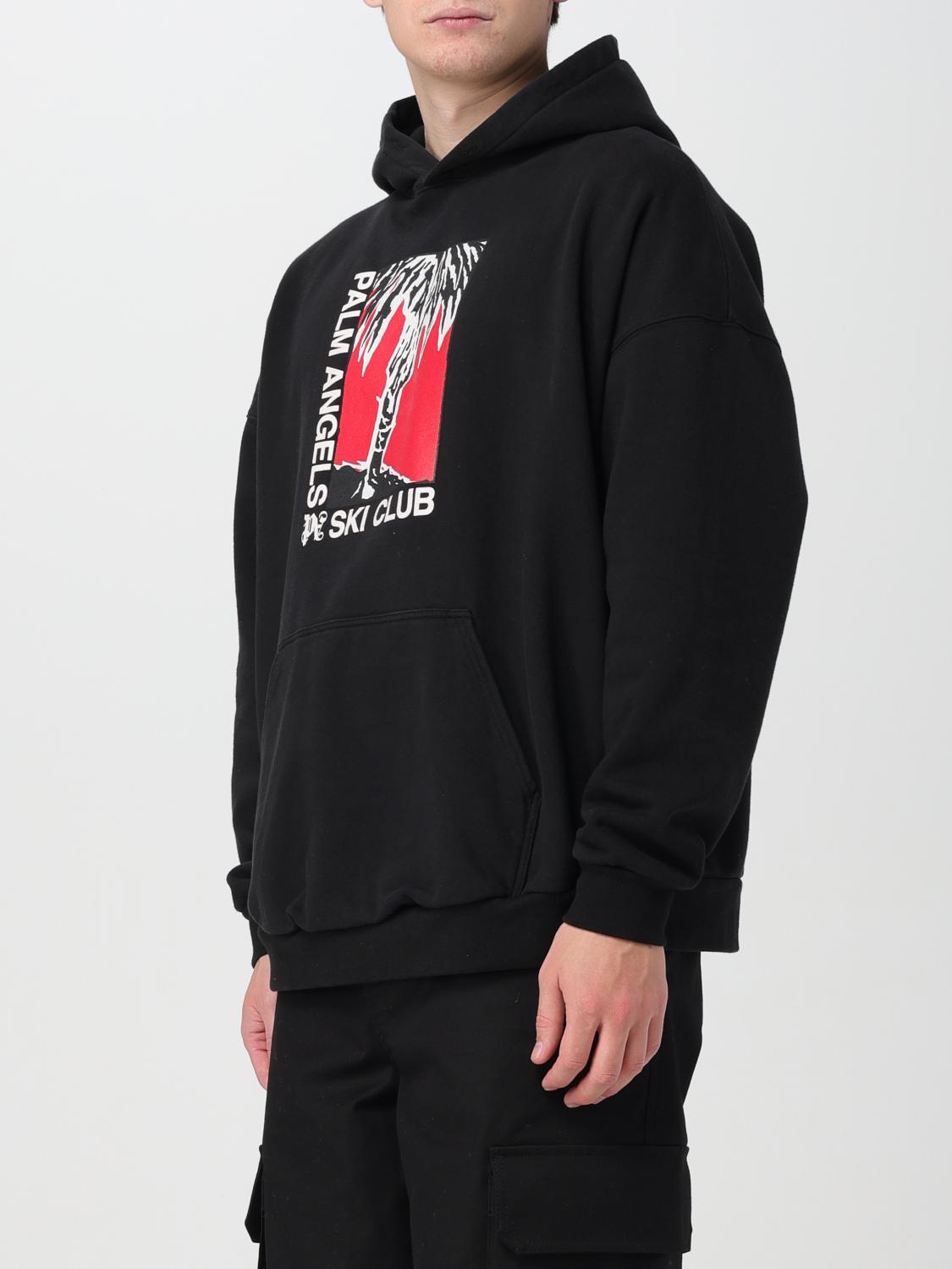 PALM ANGELS ТОЛСТОВКА: Толстовка Мужское Palm Angels, Черный - Img 4