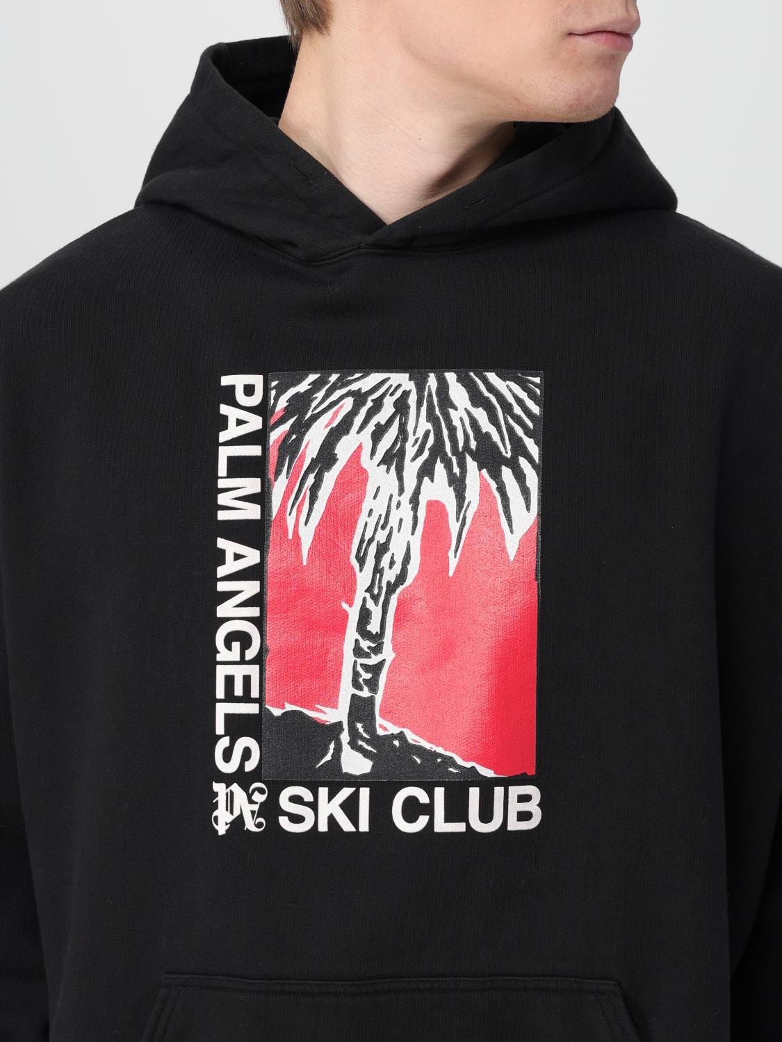 PALM ANGELS ТОЛСТОВКА: Толстовка Мужское Palm Angels, Черный - Img 5